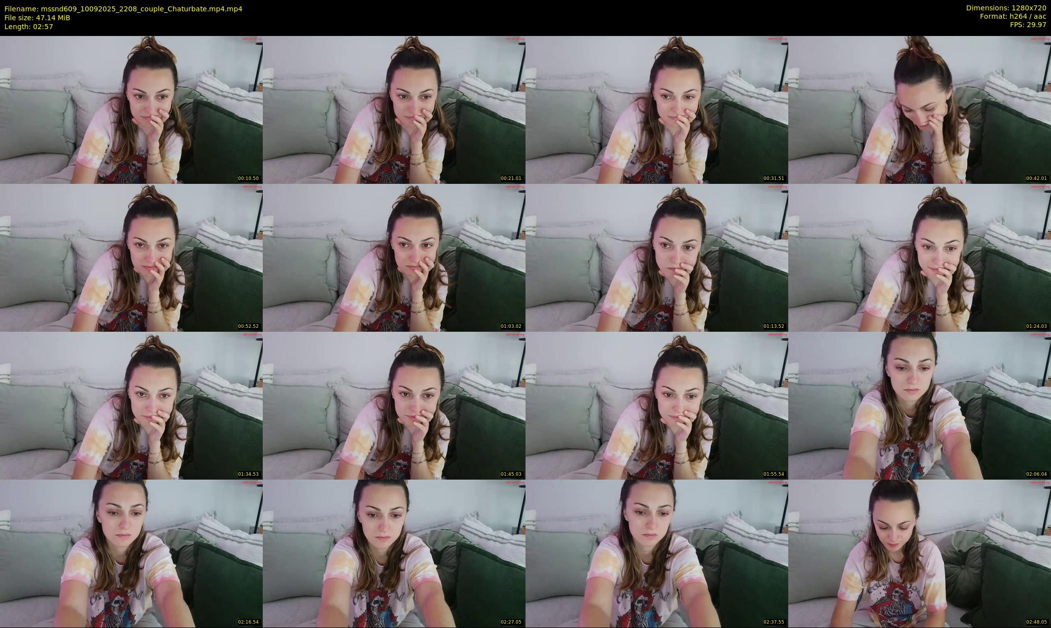 mssnd609 — 3 minute Chaturbate couple cam show recording, 720p, Sep 10, 2025