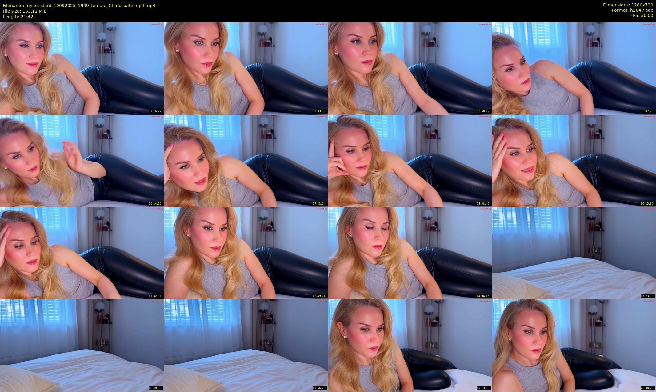 myassistant — 22 minute Chaturbate female cam show recording, 720p, Sep 10, 2025
