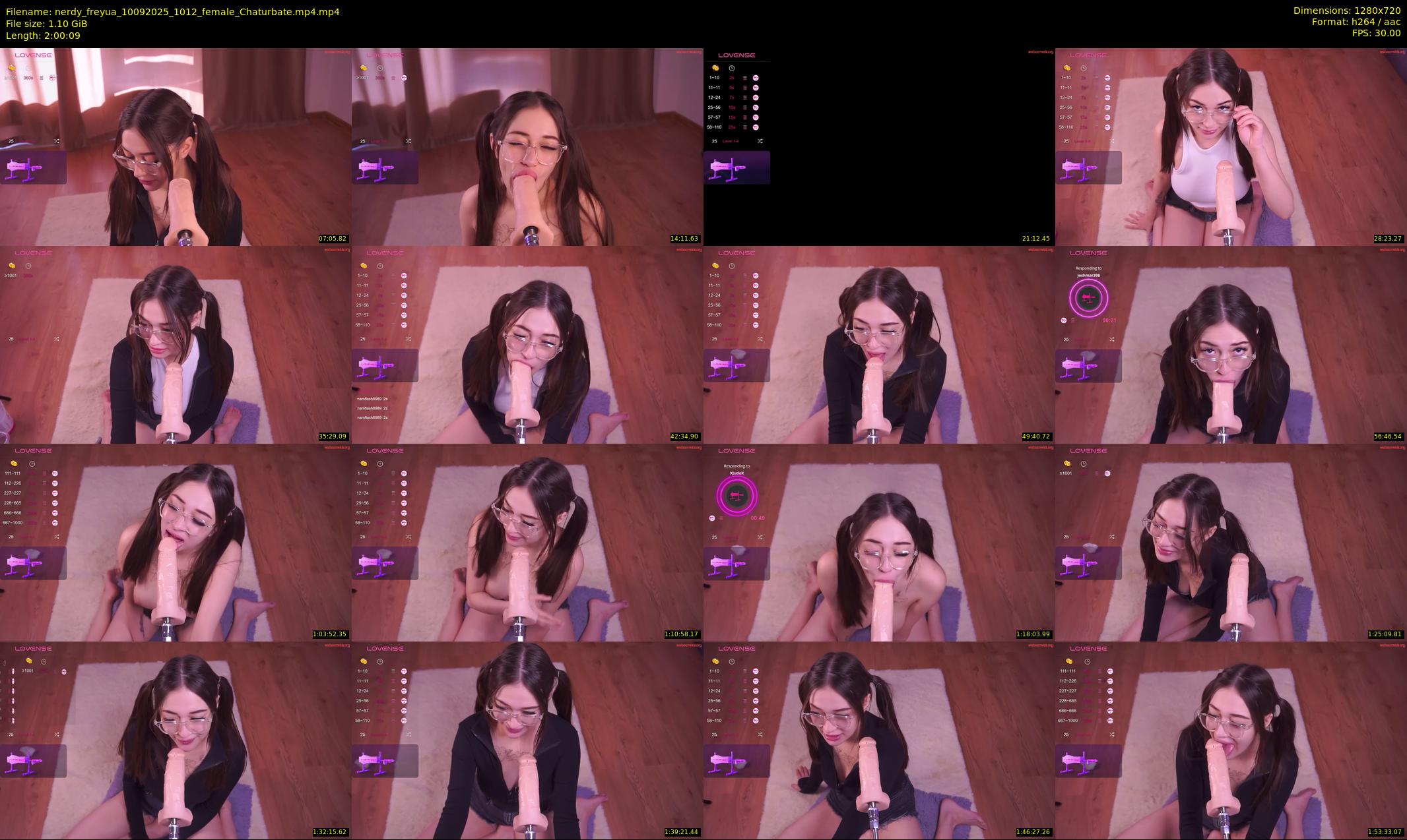 nerdy_freyua — 121 minute Chaturbate female cam show recording, 720p, Sep 10, 2025