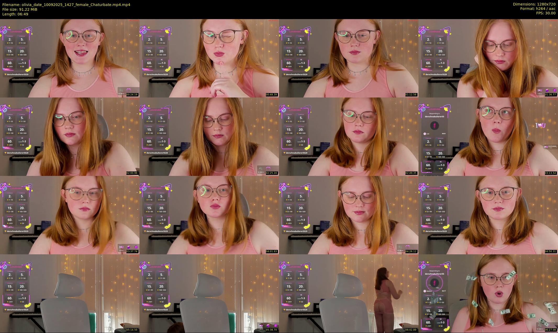 olivia_date — 7 minute Chaturbate female cam show recording, 720p, Sep 10, 2025