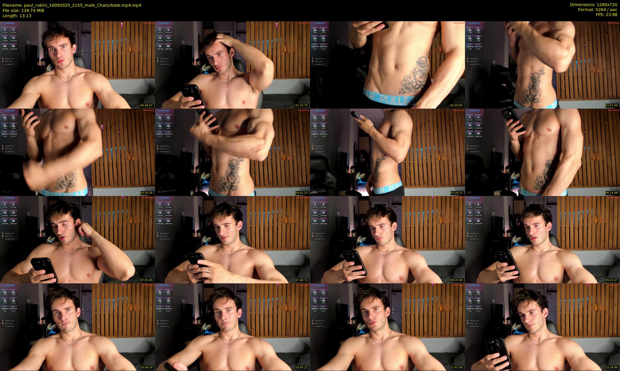 paul_rubini — 14 minute Chaturbate male cam show recording, 720p, Sep 10, 2025