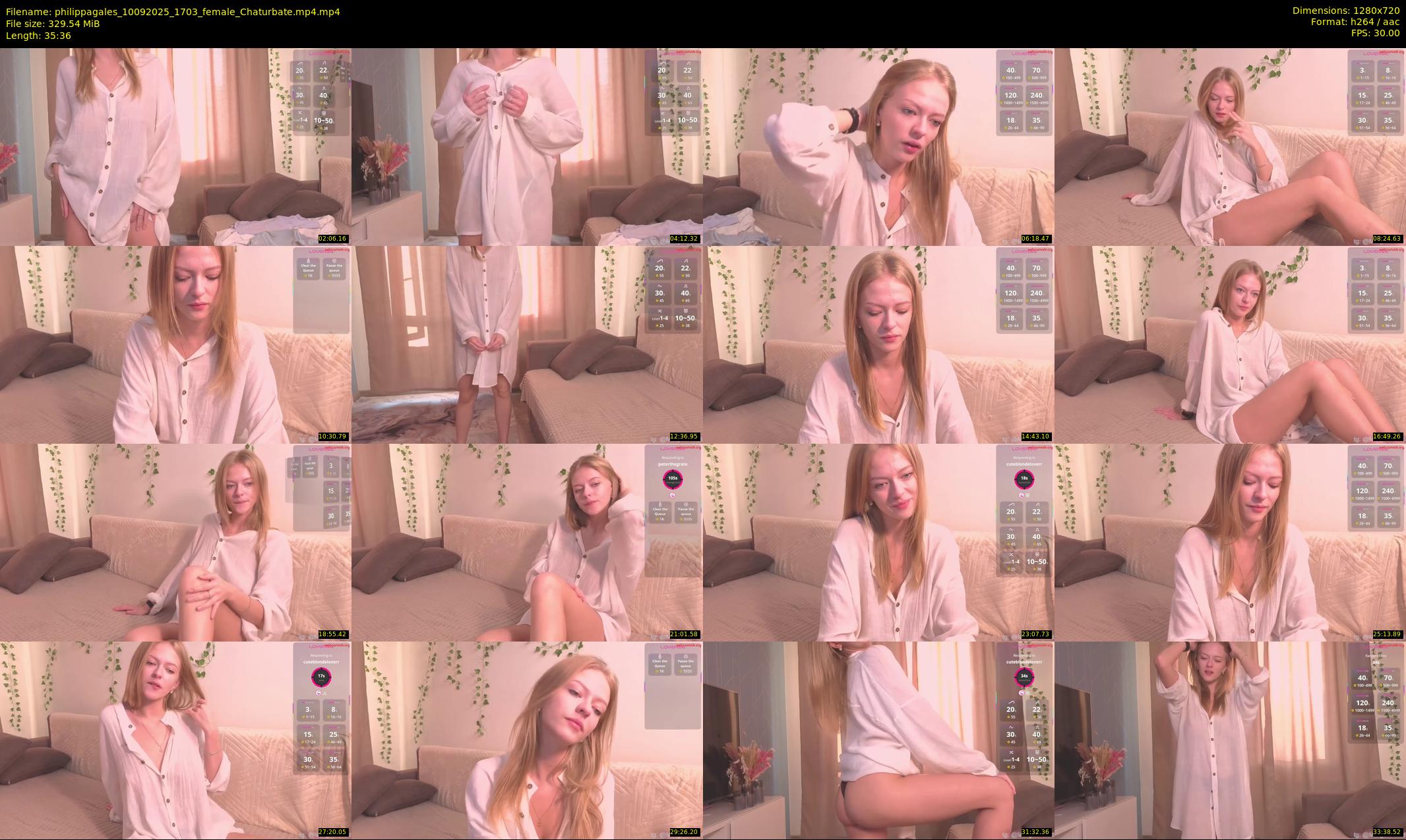 philippagales — 36 minute Chaturbate female cam show recording, 720p, Sep 10, 2025