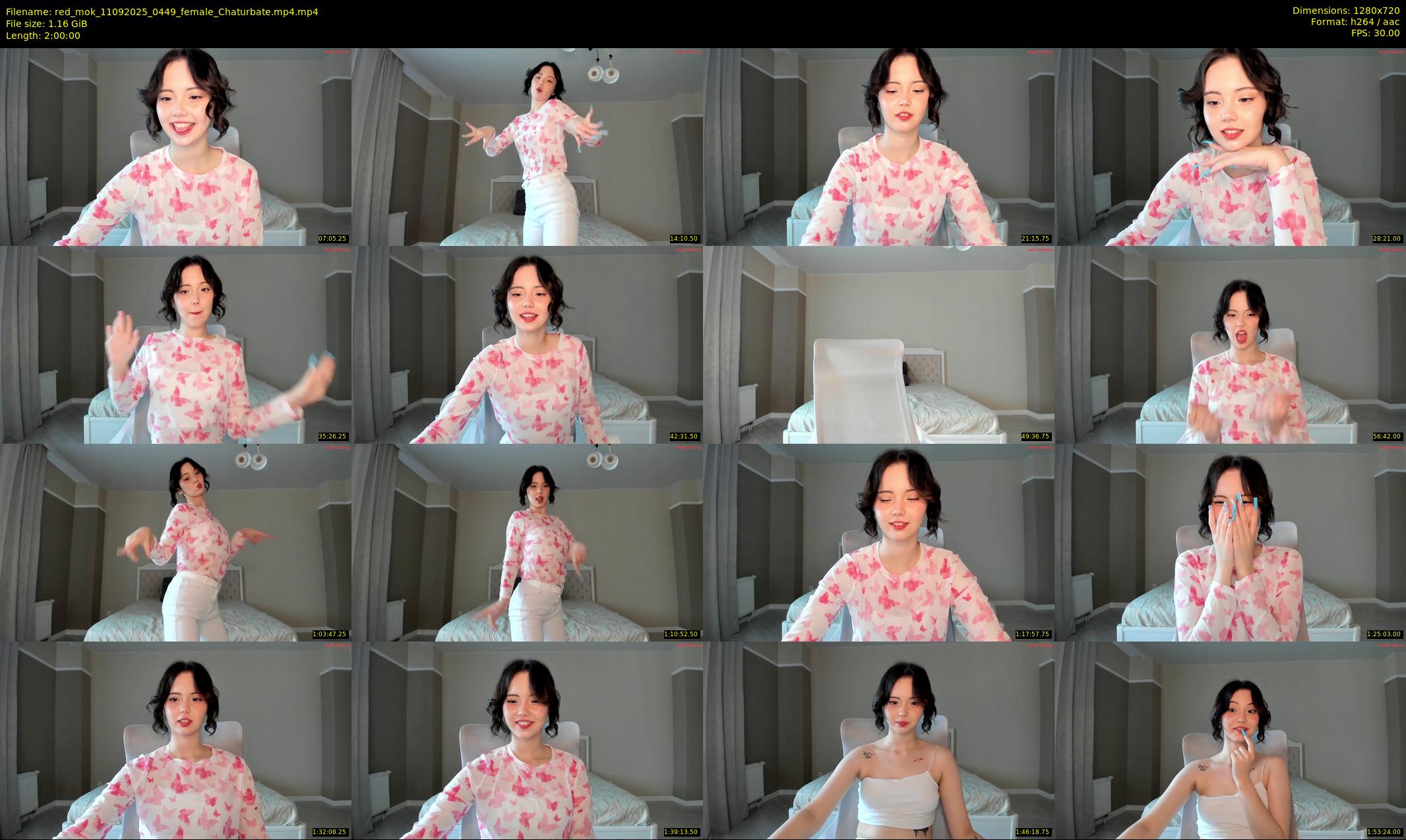 red_mok — 120 minute Chaturbate female cam show recording, 720p, Sep 11, 2025