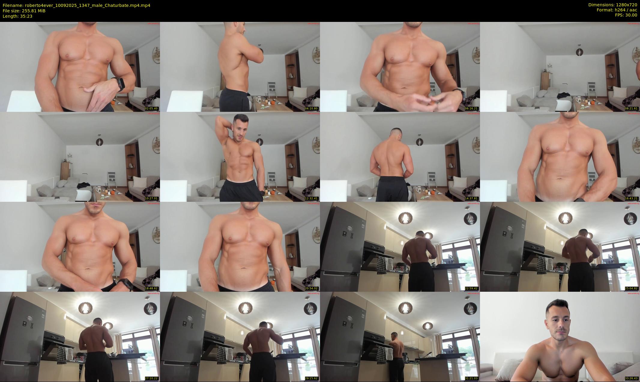 roberto4ever — 36 minute Chaturbate male cam show recording, 720p, Sep 10, 2025