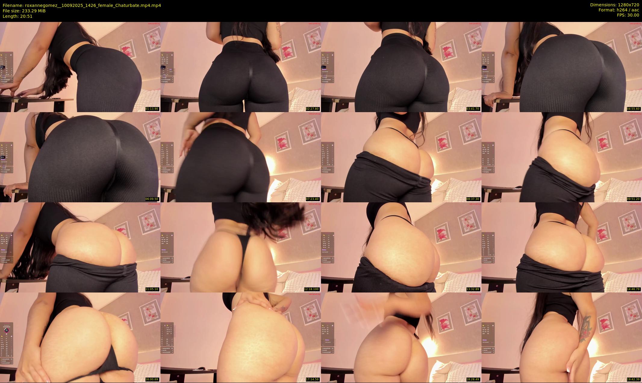 roxannegomez_ — 21 minute Chaturbate female cam show recording, 720p, Sep 10, 2025