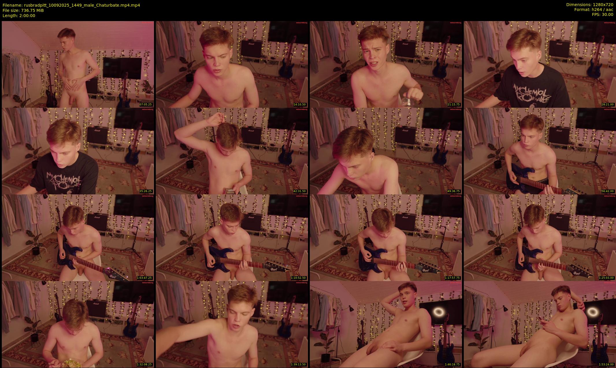 rusbradpitt — 120 minute Chaturbate male cam show recording, 720p, Sep 10, 2025