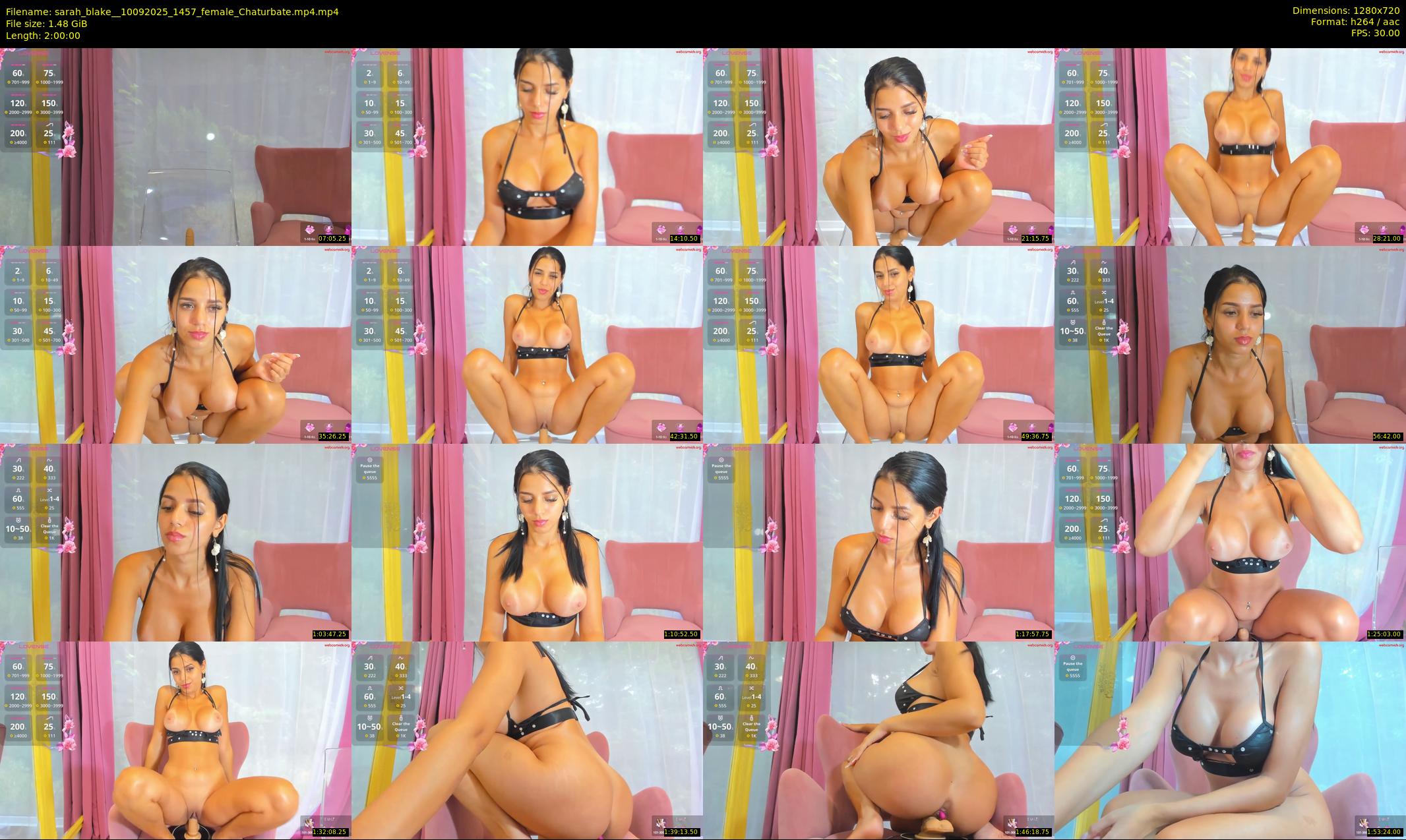 sarah_blake_ — 120 minute Chaturbate female cam show recording, 720p, Sep 10, 2025