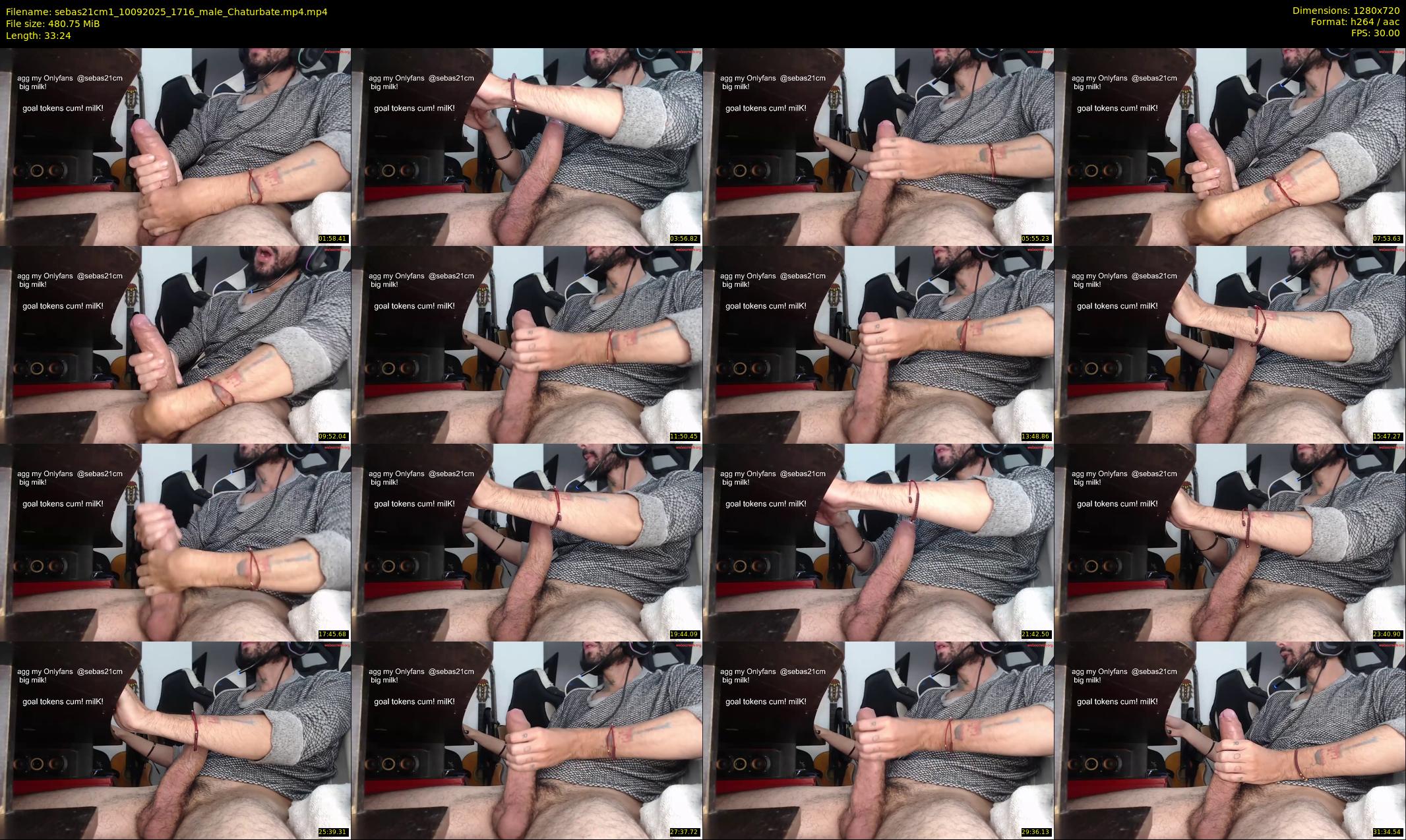 sebas21cm1 — 34 minute Chaturbate male cam show recording, 720p, Sep 10, 2025