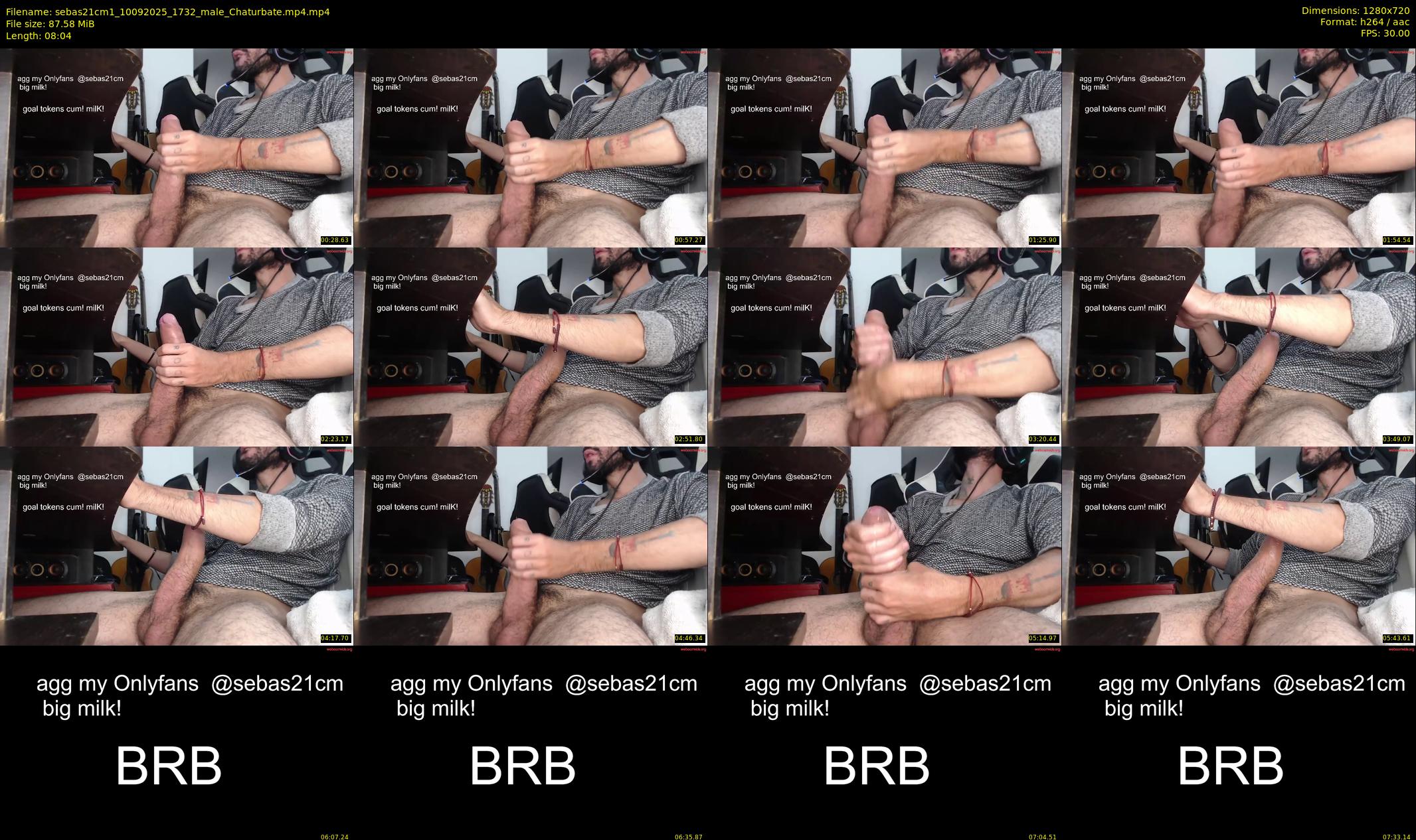 sebas21cm1 — 9 minute Chaturbate male cam show recording, 720p, Sep 10, 2025