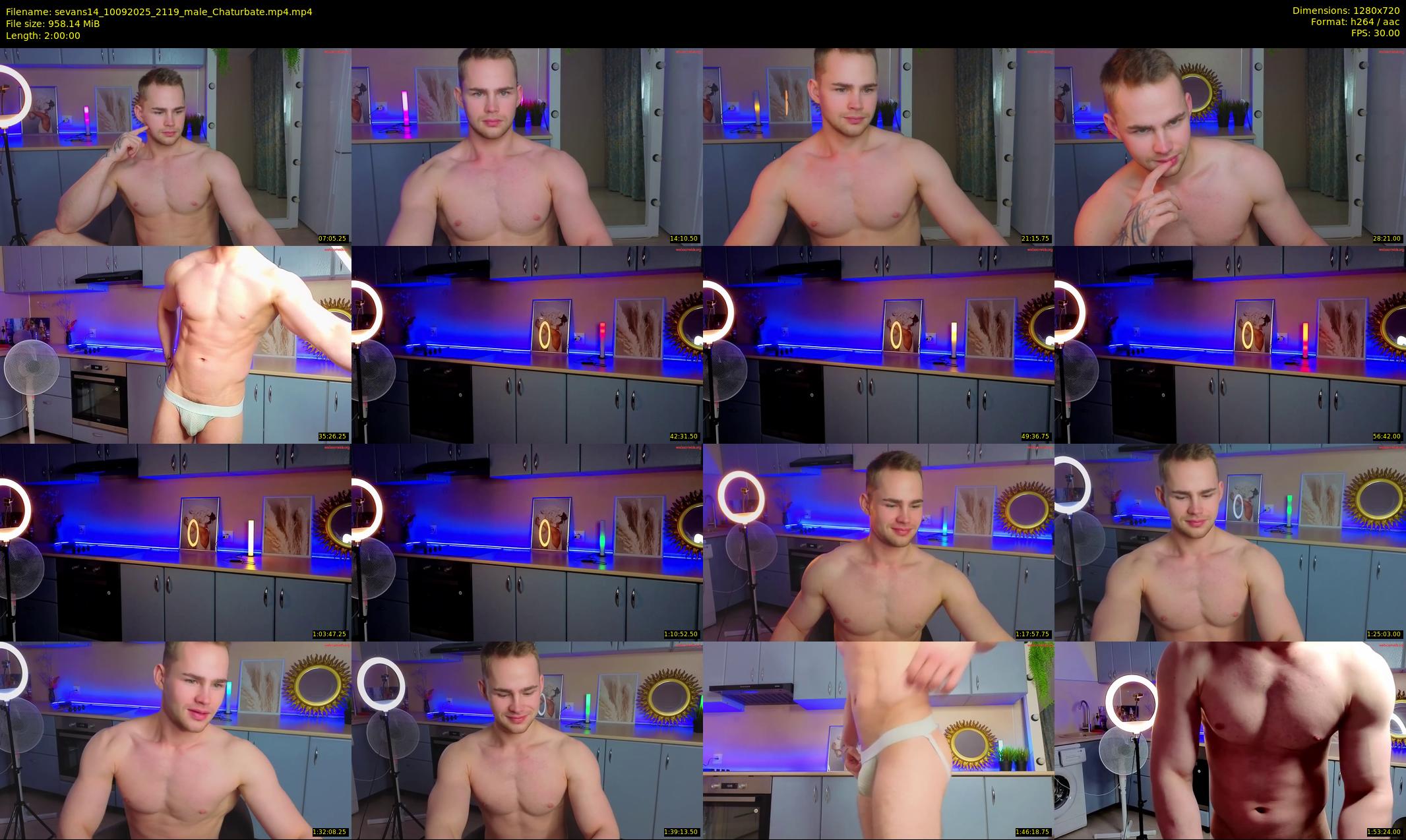 sevans14 — 120 minute Chaturbate male cam show recording, 720p, Sep 10, 2025