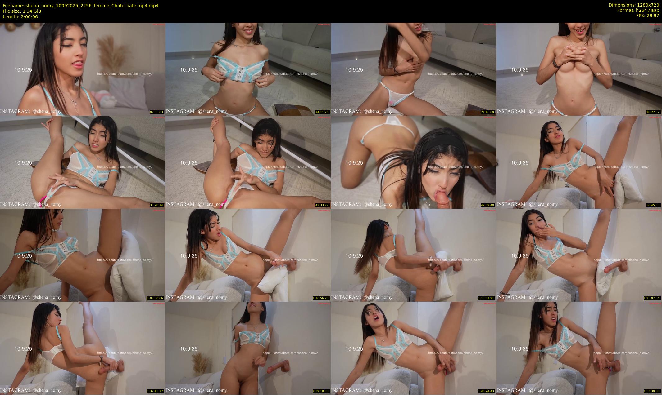 shena_nomy — 121 minute Chaturbate female cam show recording, 720p, Sep 10, 2025