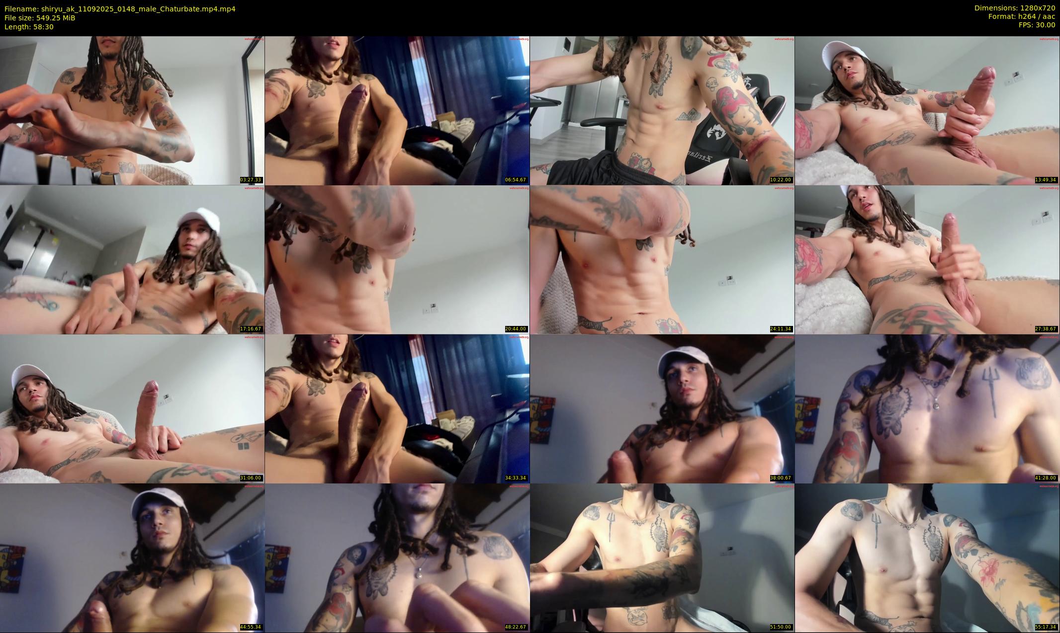 shiryu_ak — 59 minute Chaturbate male cam show recording, 720p, Sep 11, 2025