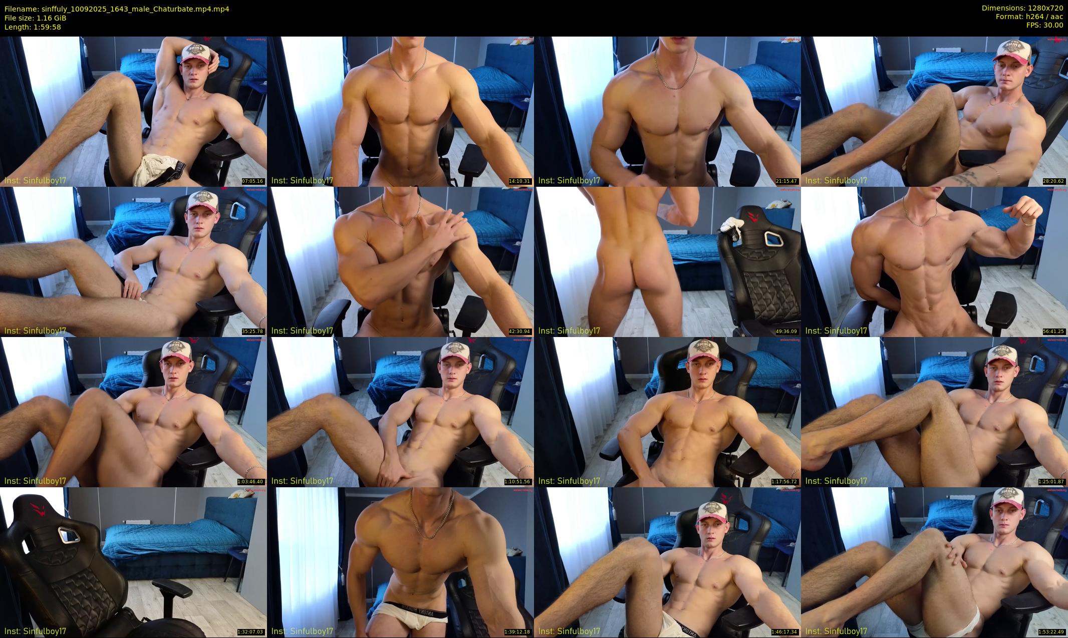 sinffuly — 120 minute Chaturbate male cam show recording, 720p, Sep 10, 2025
