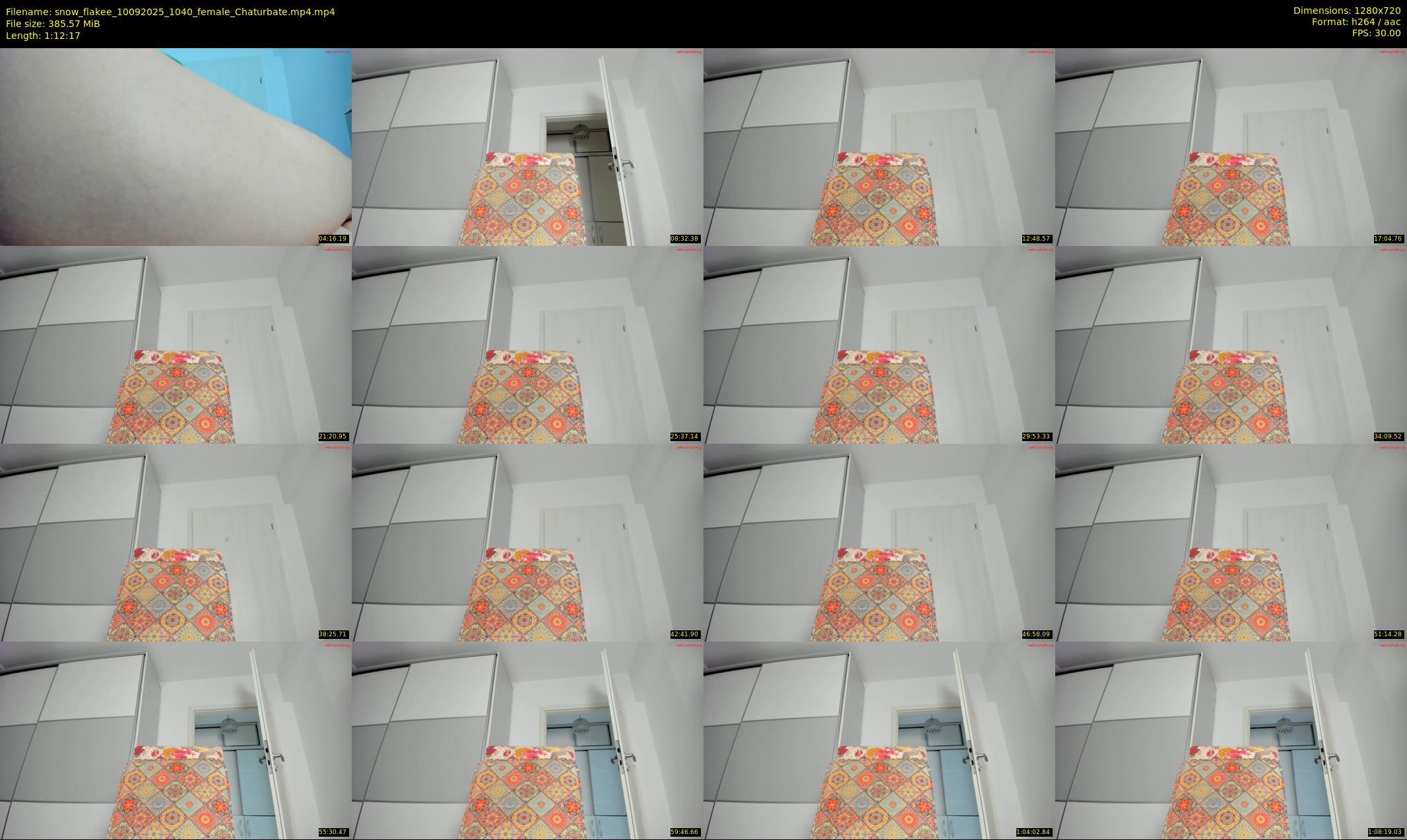 snow_flakee — 73 minute Chaturbate female cam show recording, 720p, Sep 10, 2025
