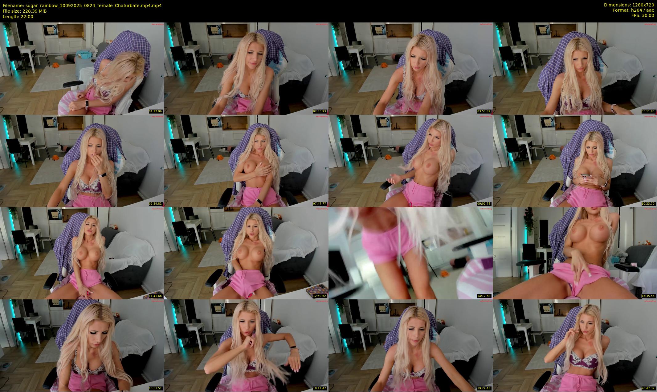 sugar_rainbow — 22 minute Chaturbate female cam show recording, 720p, Sep 10, 2025