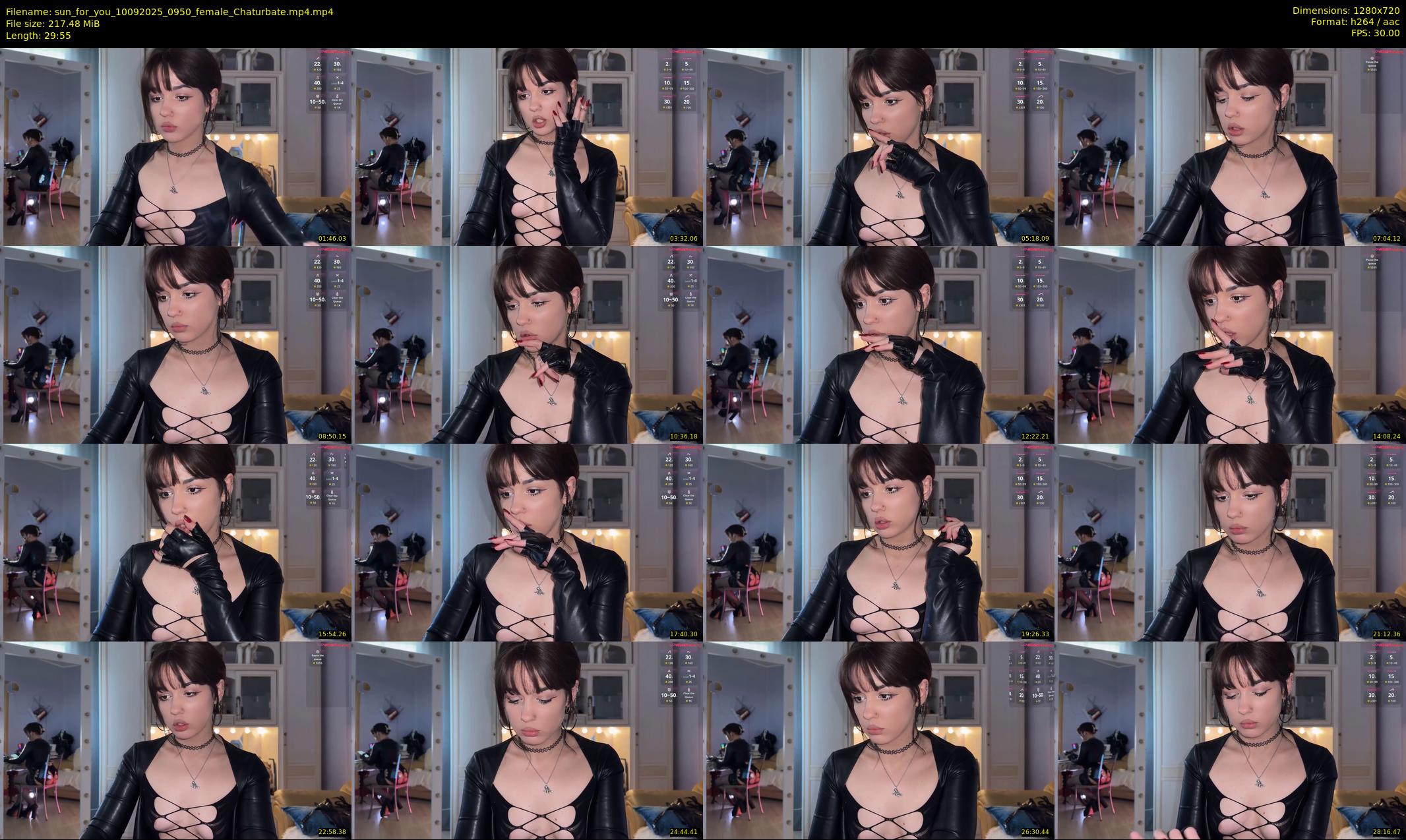 sun_for_you — 30 minute Chaturbate female cam show recording, 720p, Sep 10, 2025