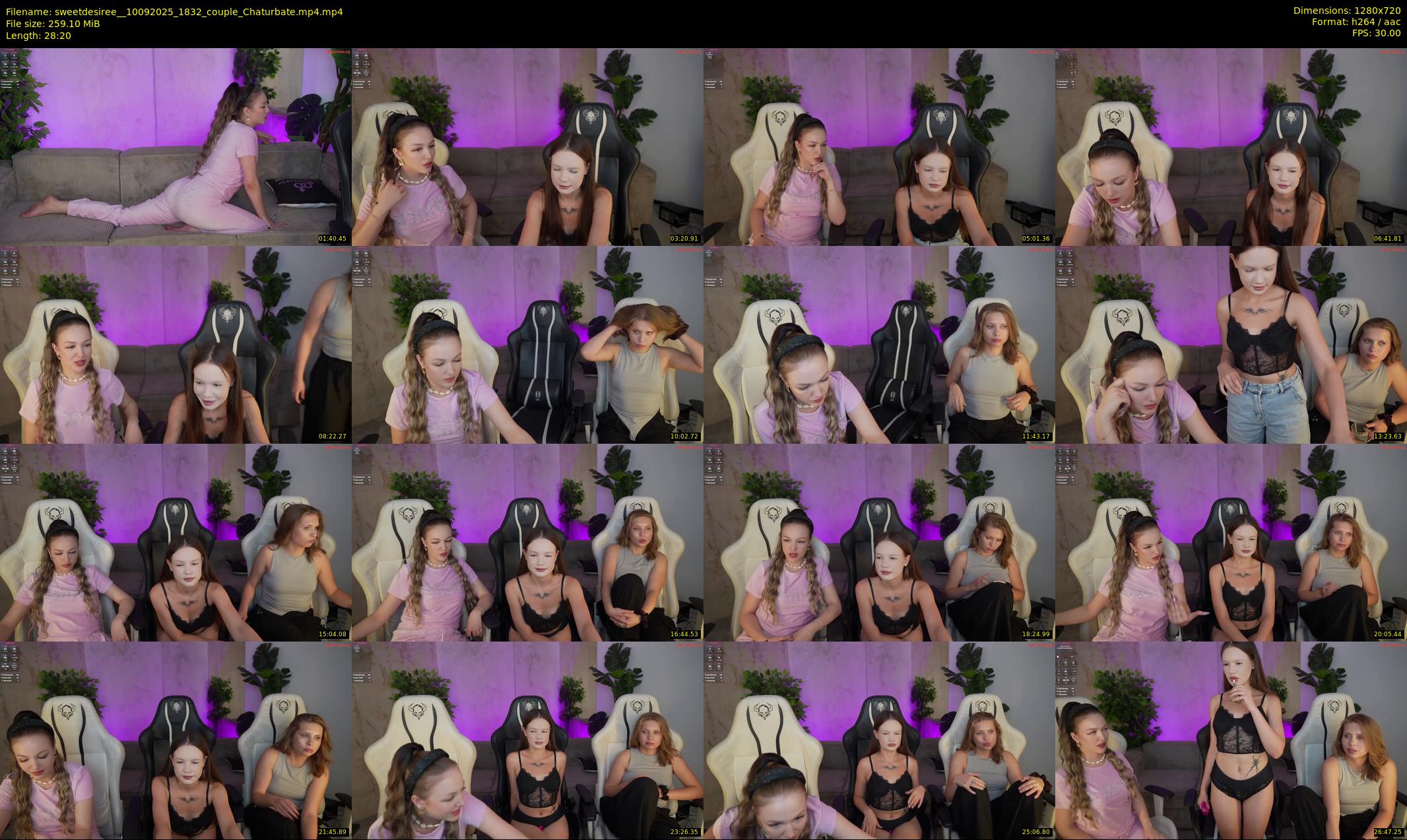 sweetdesiree_ — 29 minute Chaturbate couple cam show recording, 720p, Sep 10, 2025