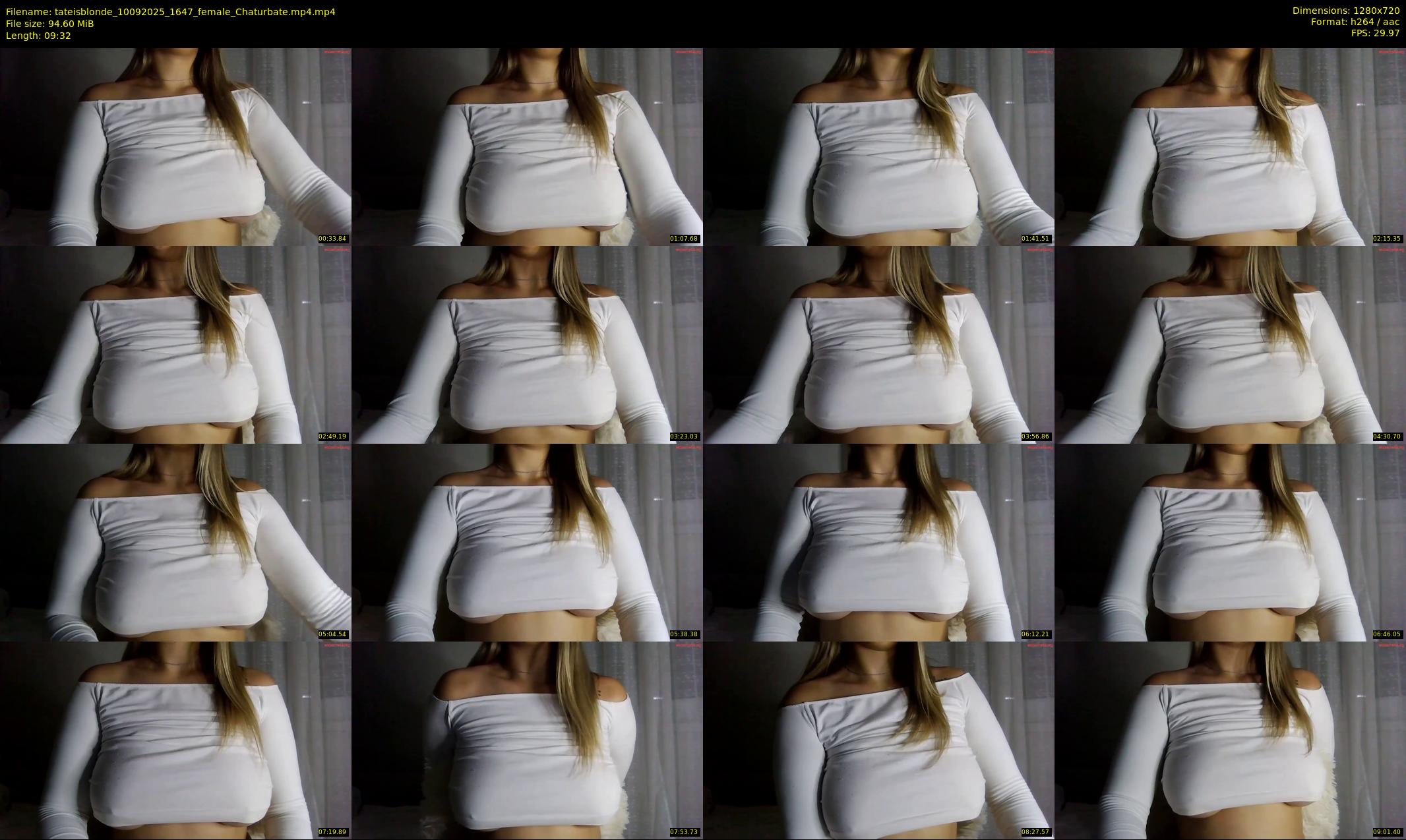 tateisblonde — 10 minute Chaturbate female cam show recording, 720p, Sep 10, 2025