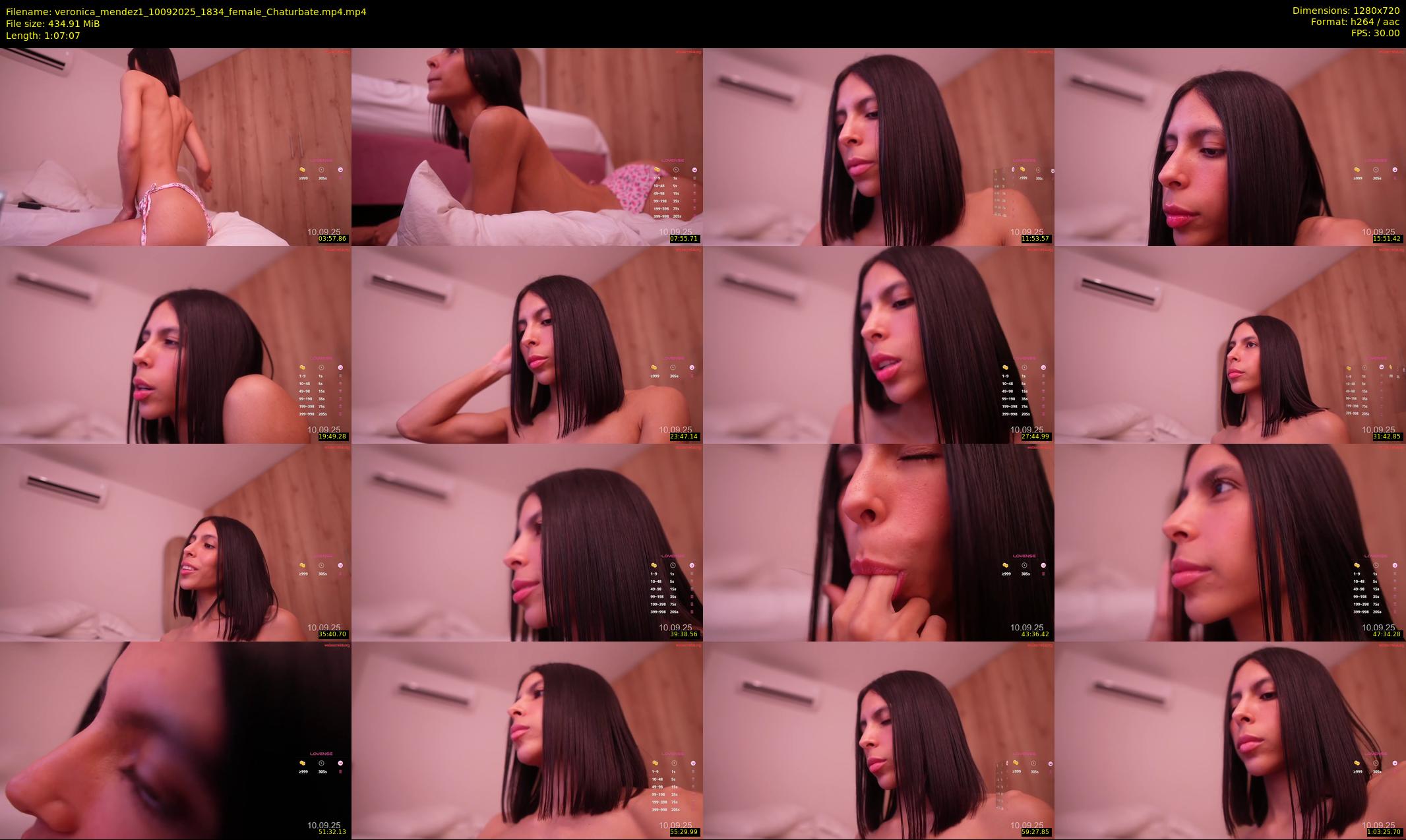 veronica_mendez1 — 68 minute Chaturbate female cam show recording, 720p, Sep 10, 2025
