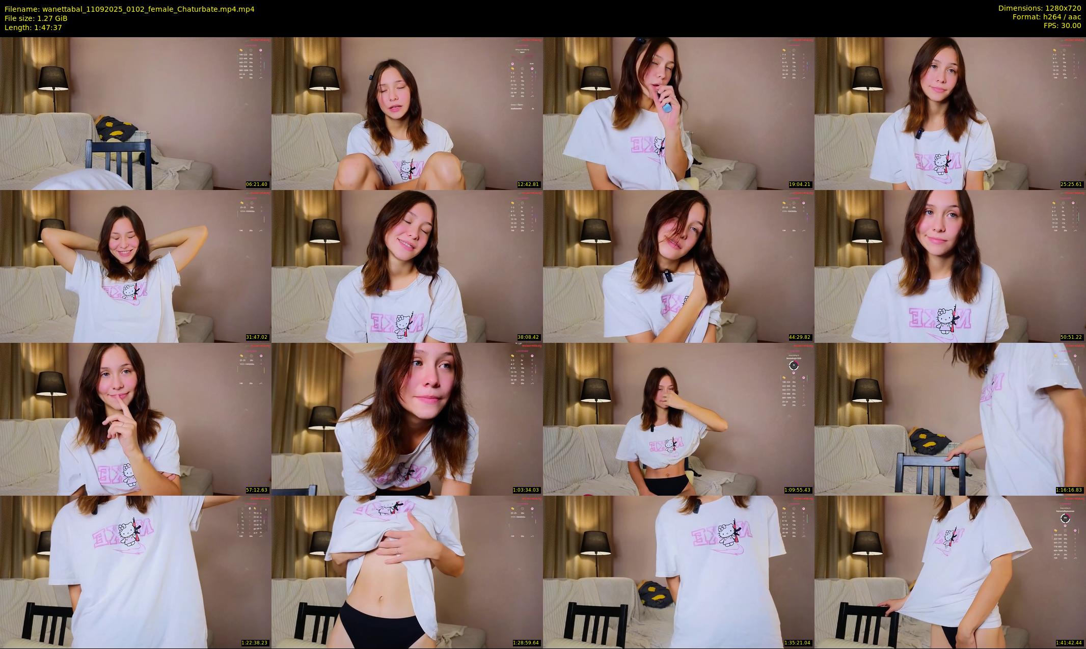 wanettabal — 108 minute Chaturbate female cam show recording, 720p, Sep 11, 2025