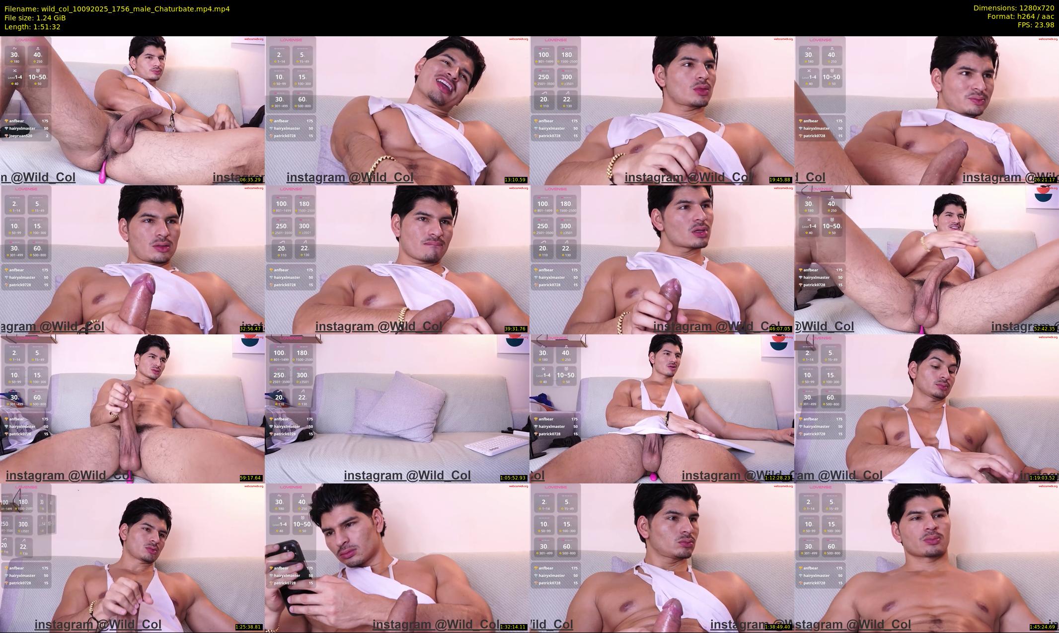 wild_col — 112 minute Chaturbate male cam show recording, 720p, Sep 10, 2025