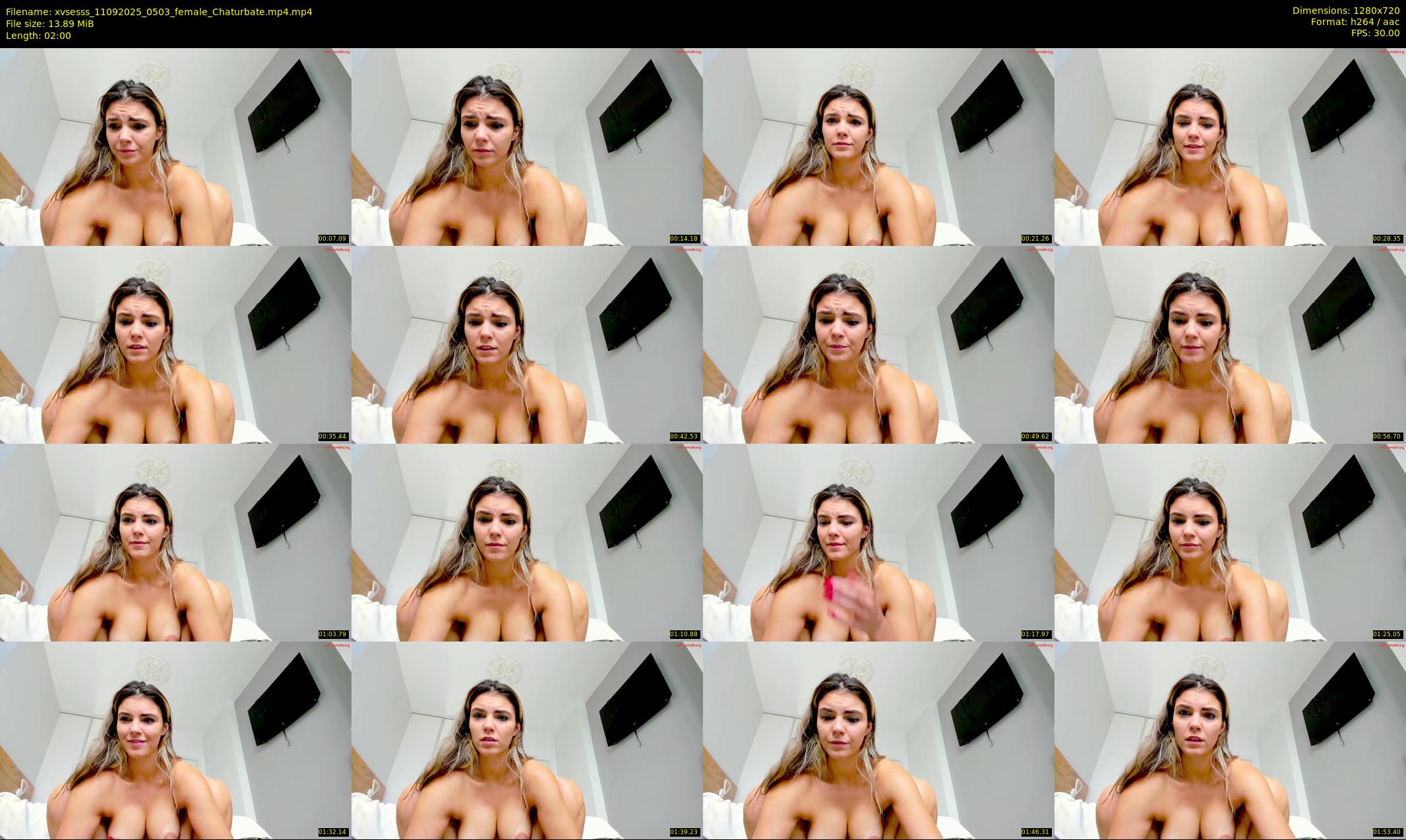 xvsesss — 2 minute Chaturbate female cam show recording, 720p, Sep 11, 2025