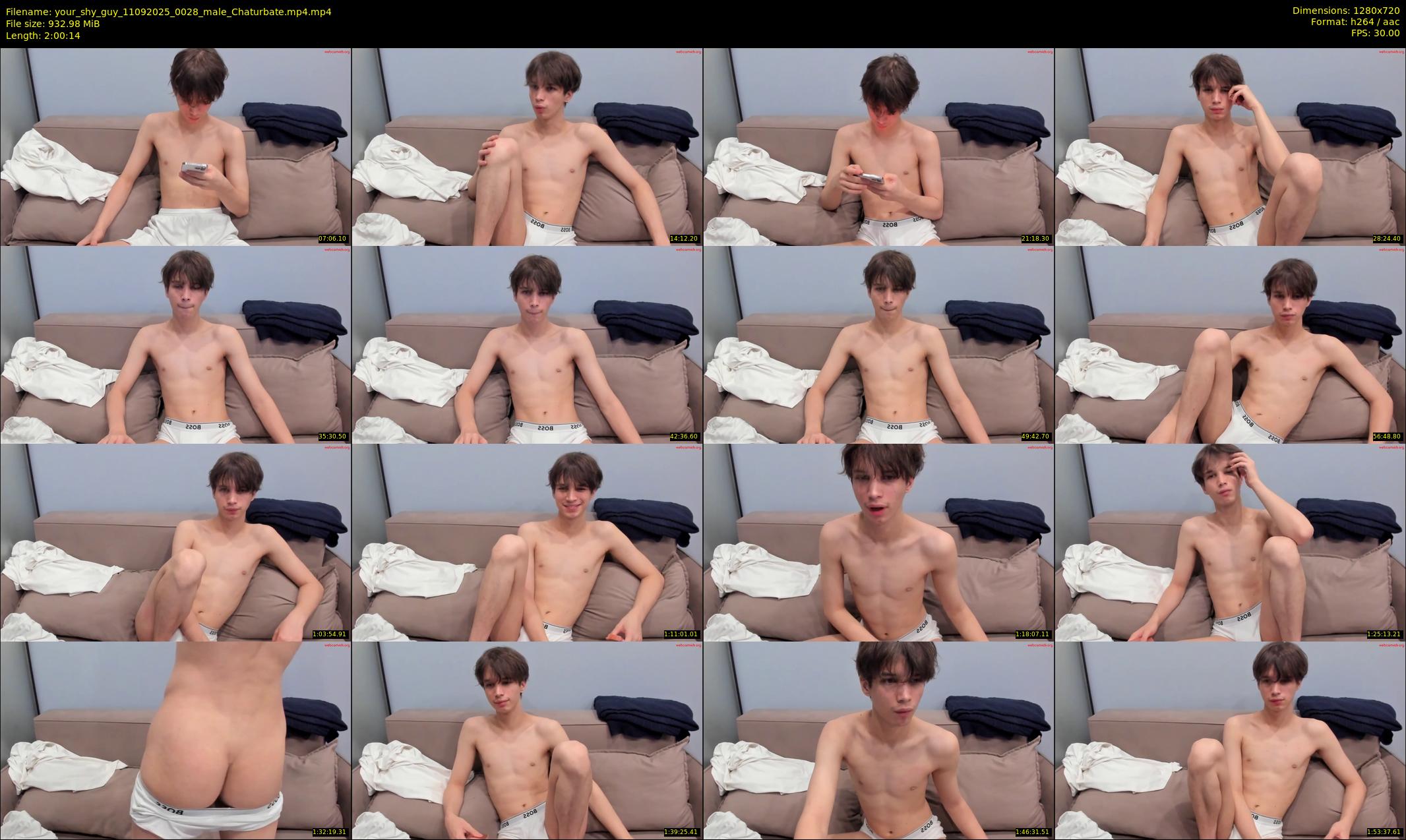 your_shy_guy — 121 minute Chaturbate male cam show recording, 720p, Sep 11, 2025