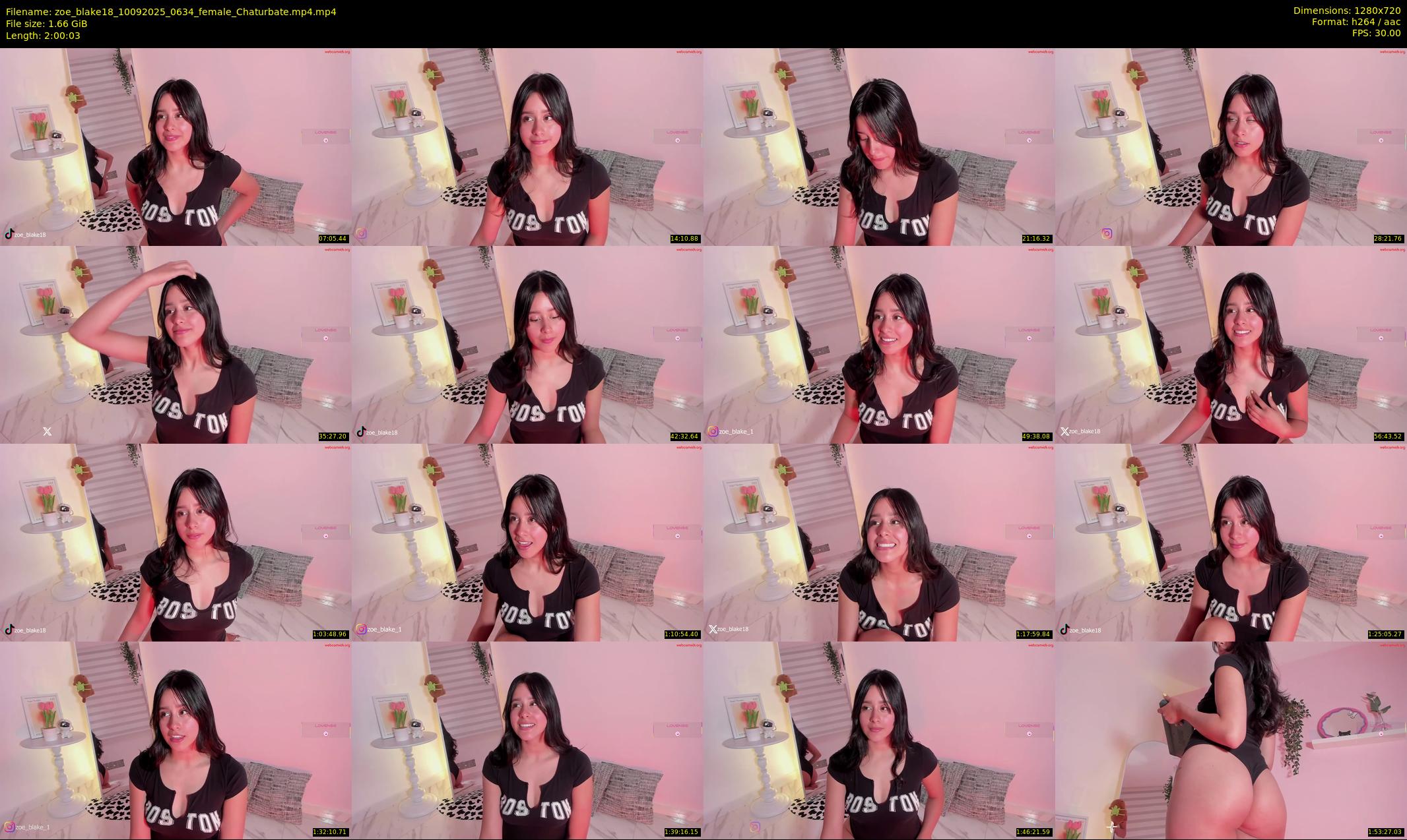 zoe_blake18 — 121 minute Chaturbate female cam show recording, 720p, Sep 10, 2025