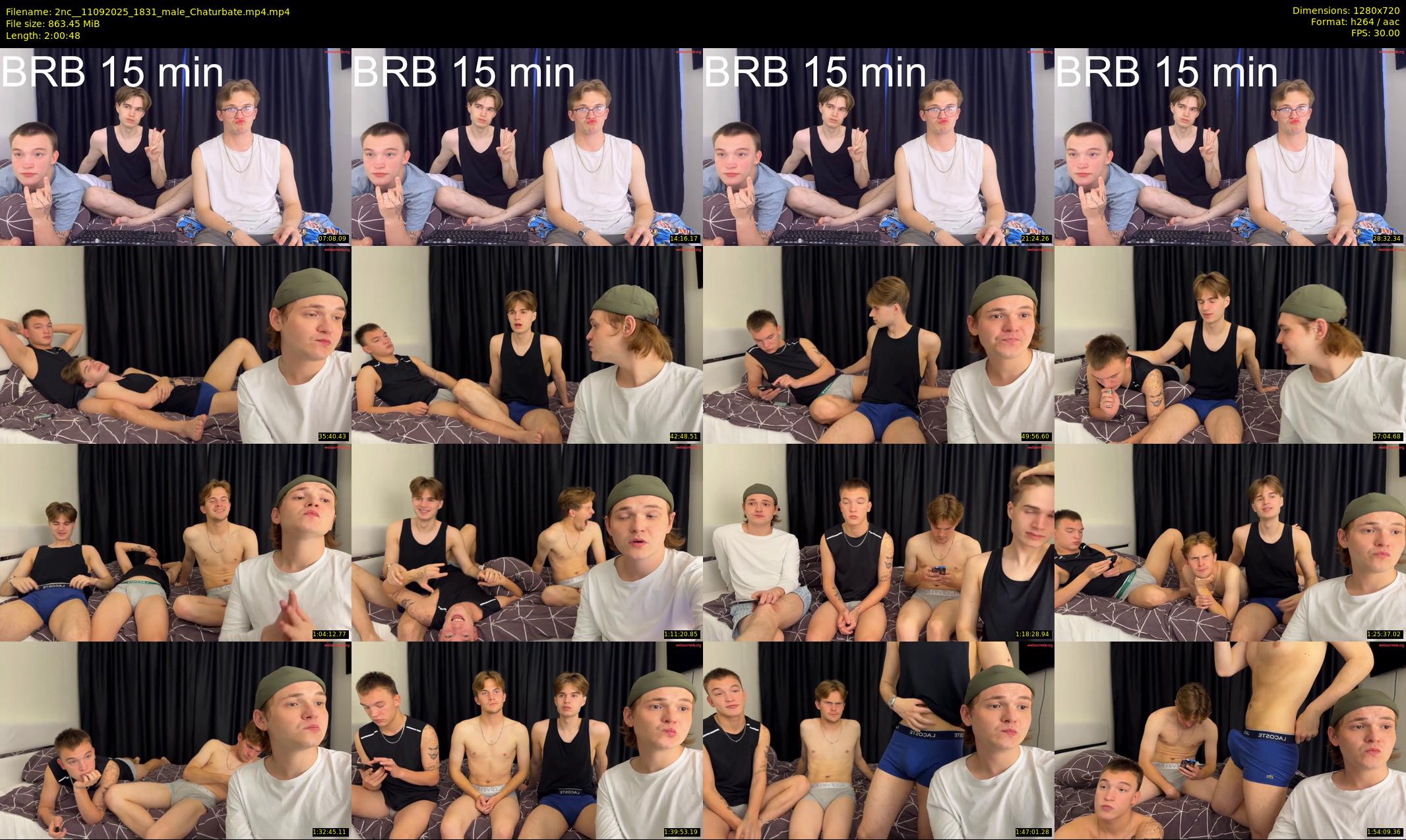 2nc_ — 121 minute Chaturbate couple cam show recording, 720p, Sep 11, 2025