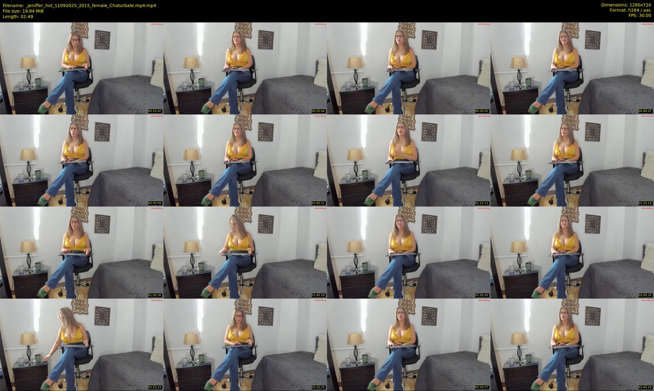 _jeniffer_hot — 3 minute Chaturbate female cam show recording, 720p, Sep 11, 2025