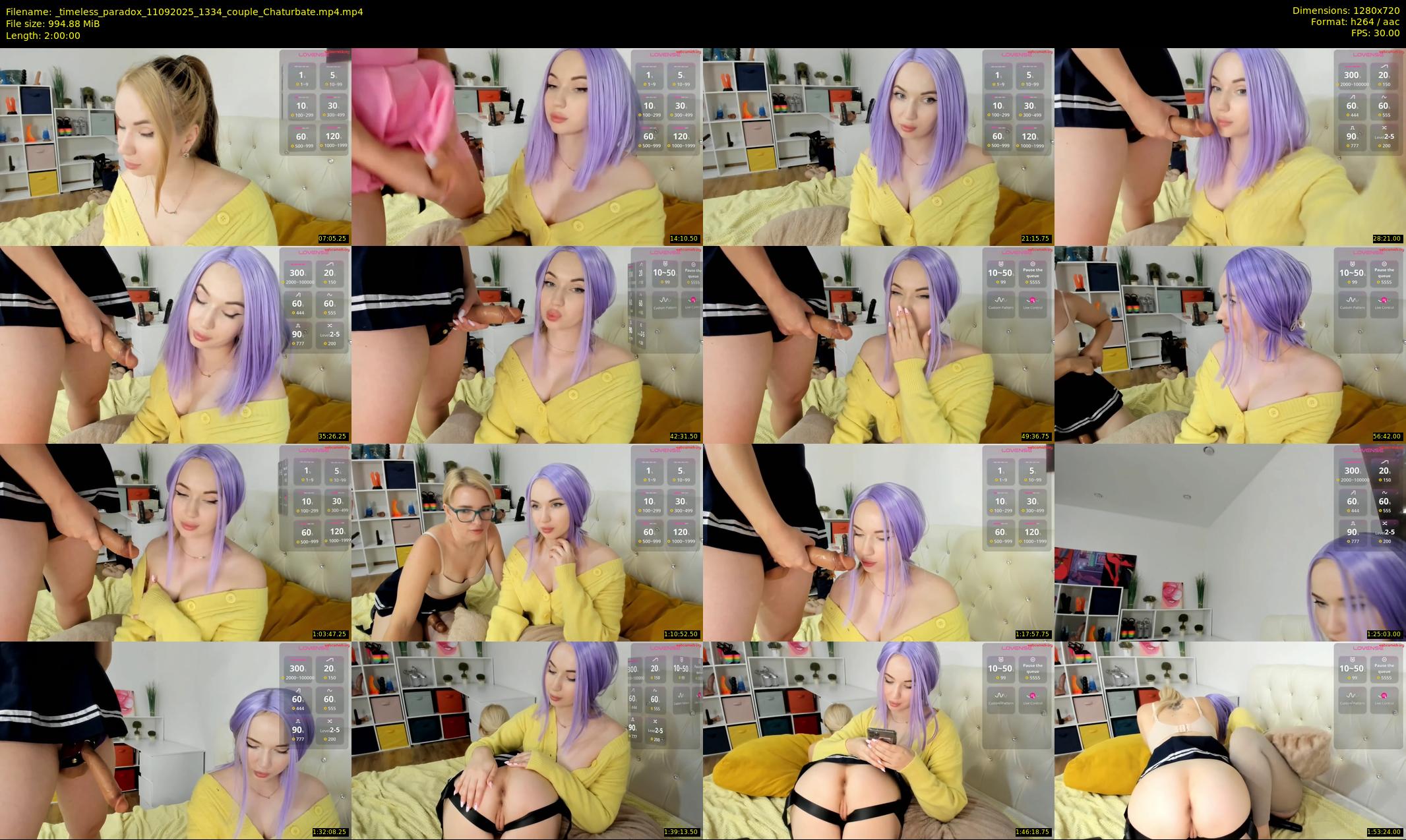 _timeless_paradox — 120 minute Chaturbate female cam show recording, 720p, Sep 11, 2025