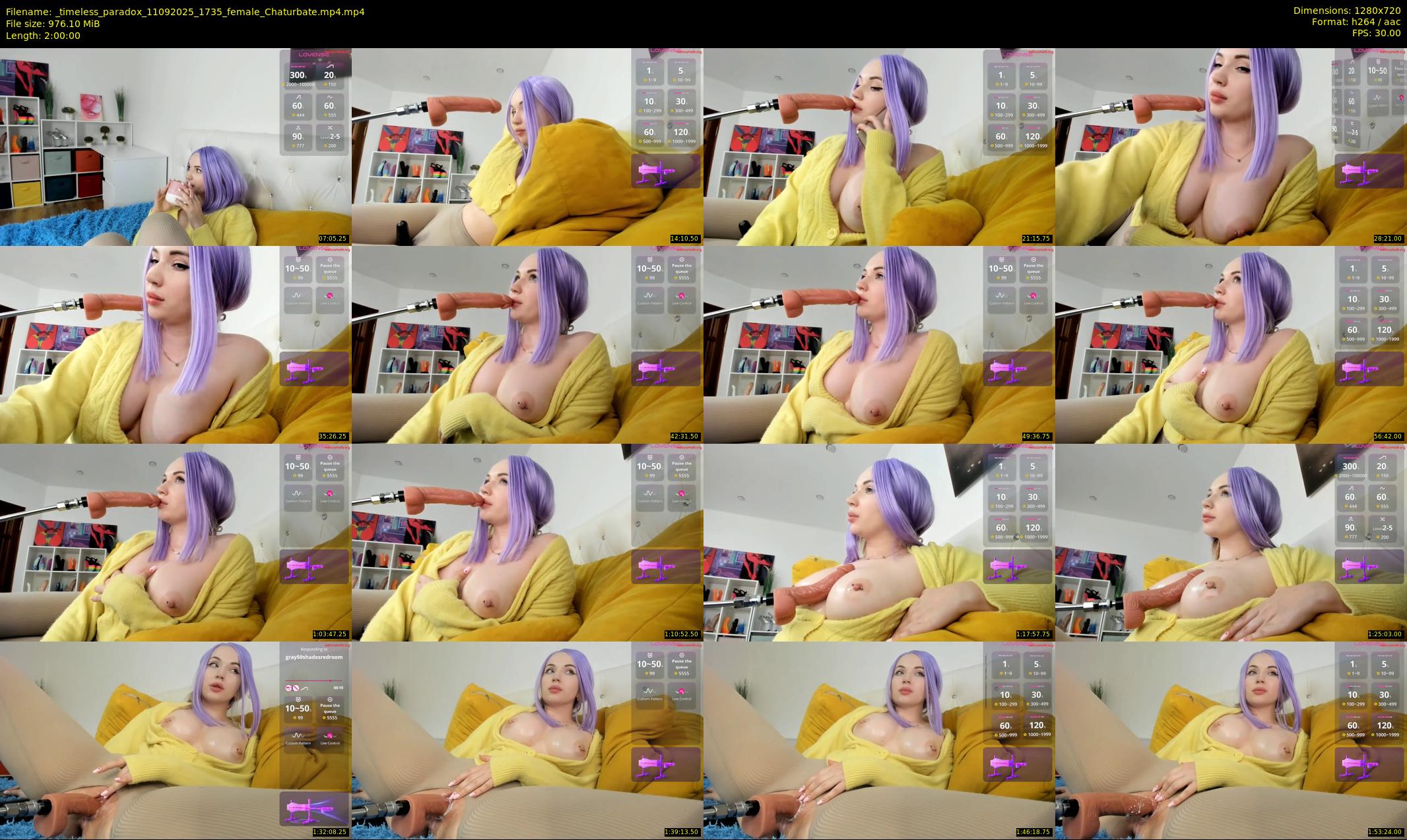 _timeless_paradox — 120 minute Chaturbate female cam show recording, 720p, Sep 11, 2025