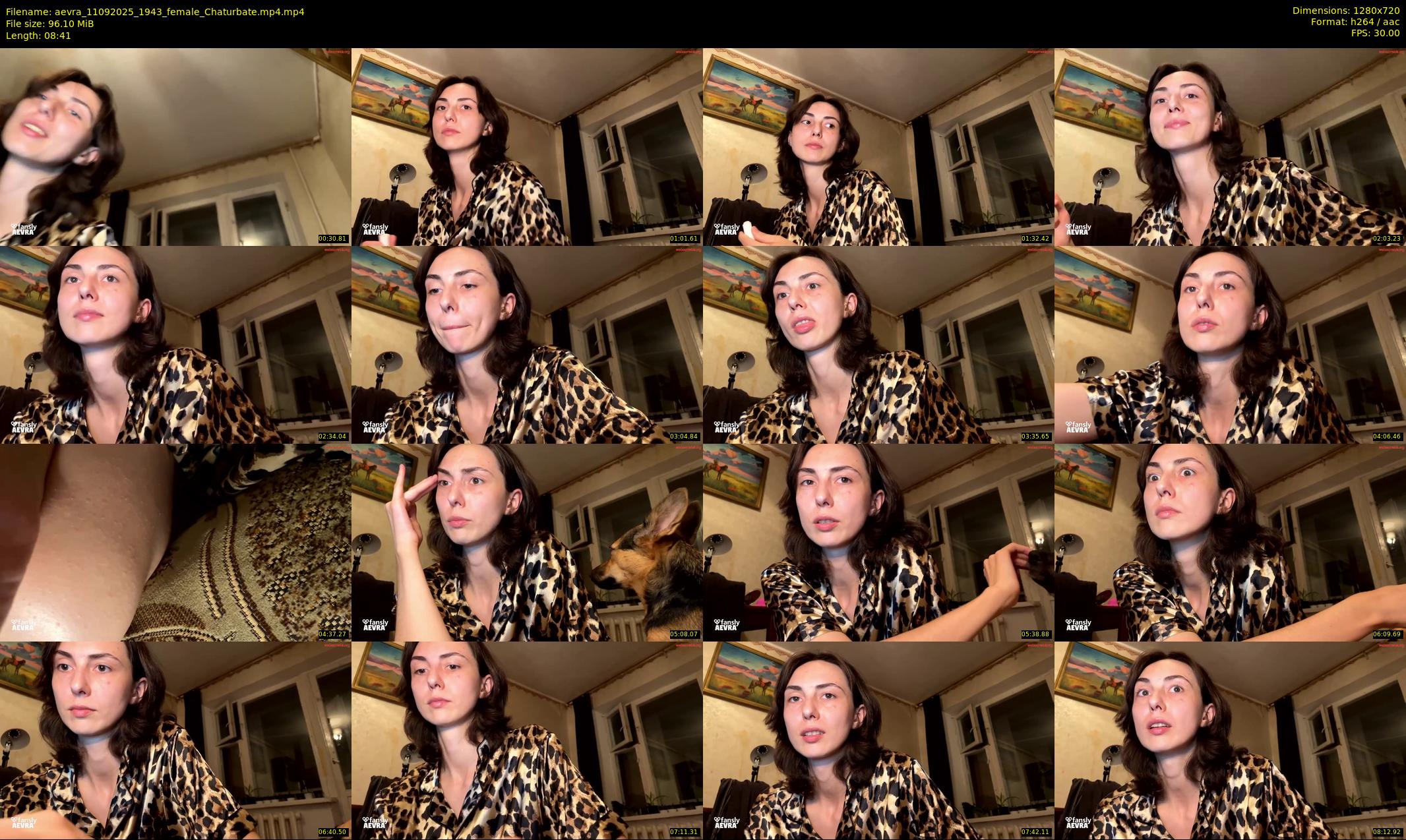 aevra — 9 minute Chaturbate female cam show recording, 720p, Sep 11, 2025