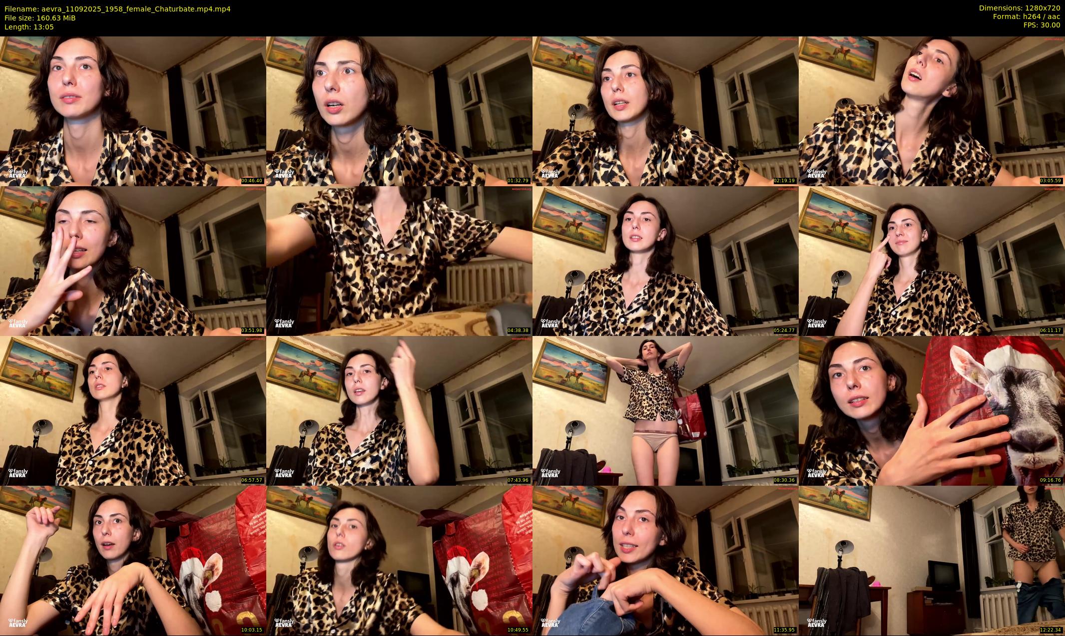 aevra — 14 minute Chaturbate female cam show recording, 720p, Sep 11, 2025
