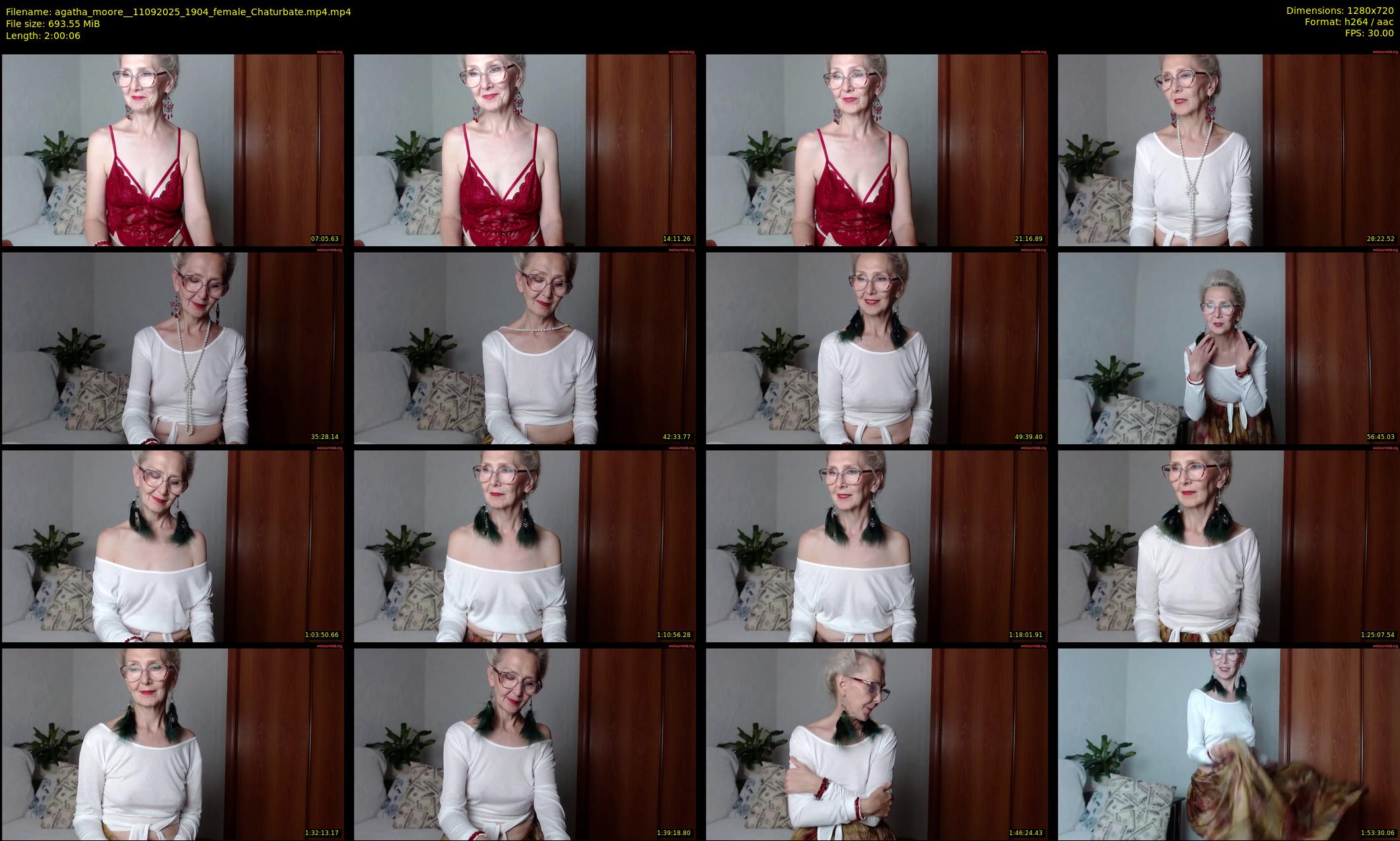 agatha_moore_ — 121 minute Chaturbate female cam show recording, 720p, Sep 11, 2025