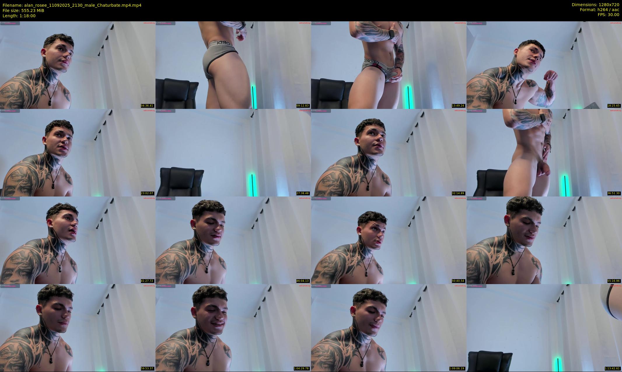 alan_rosee — 78 minute Chaturbate male cam show recording, 720p, Sep 11, 2025