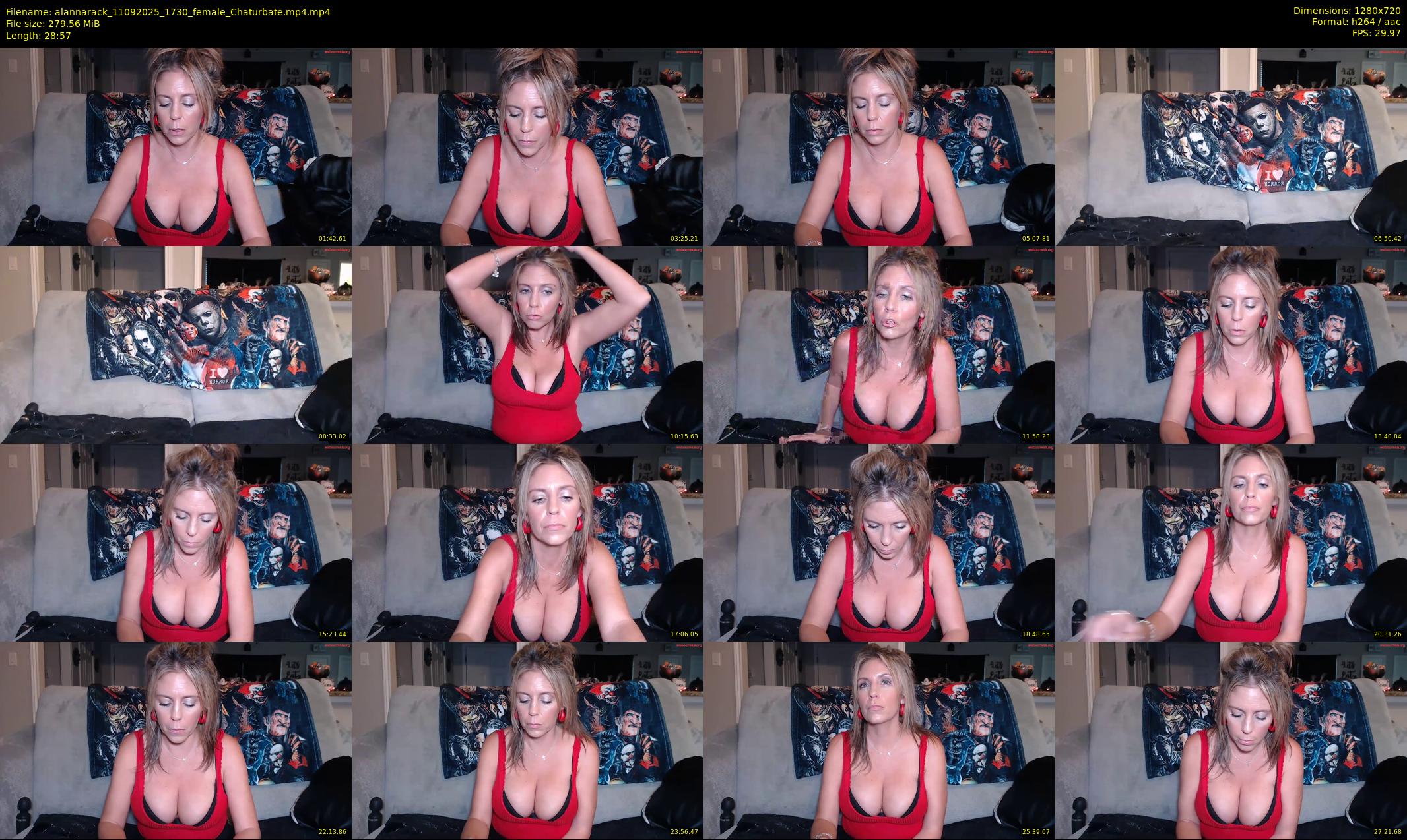 alannarack — 29 minute Chaturbate female cam show recording, 720p, Sep 11, 2025