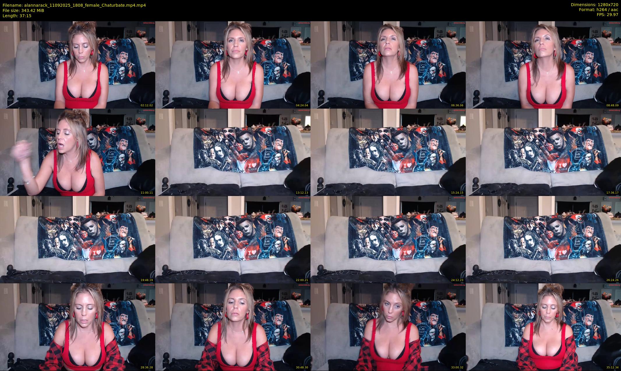 alannarack — 38 minute Chaturbate female cam show recording, 720p, Sep 11, 2025