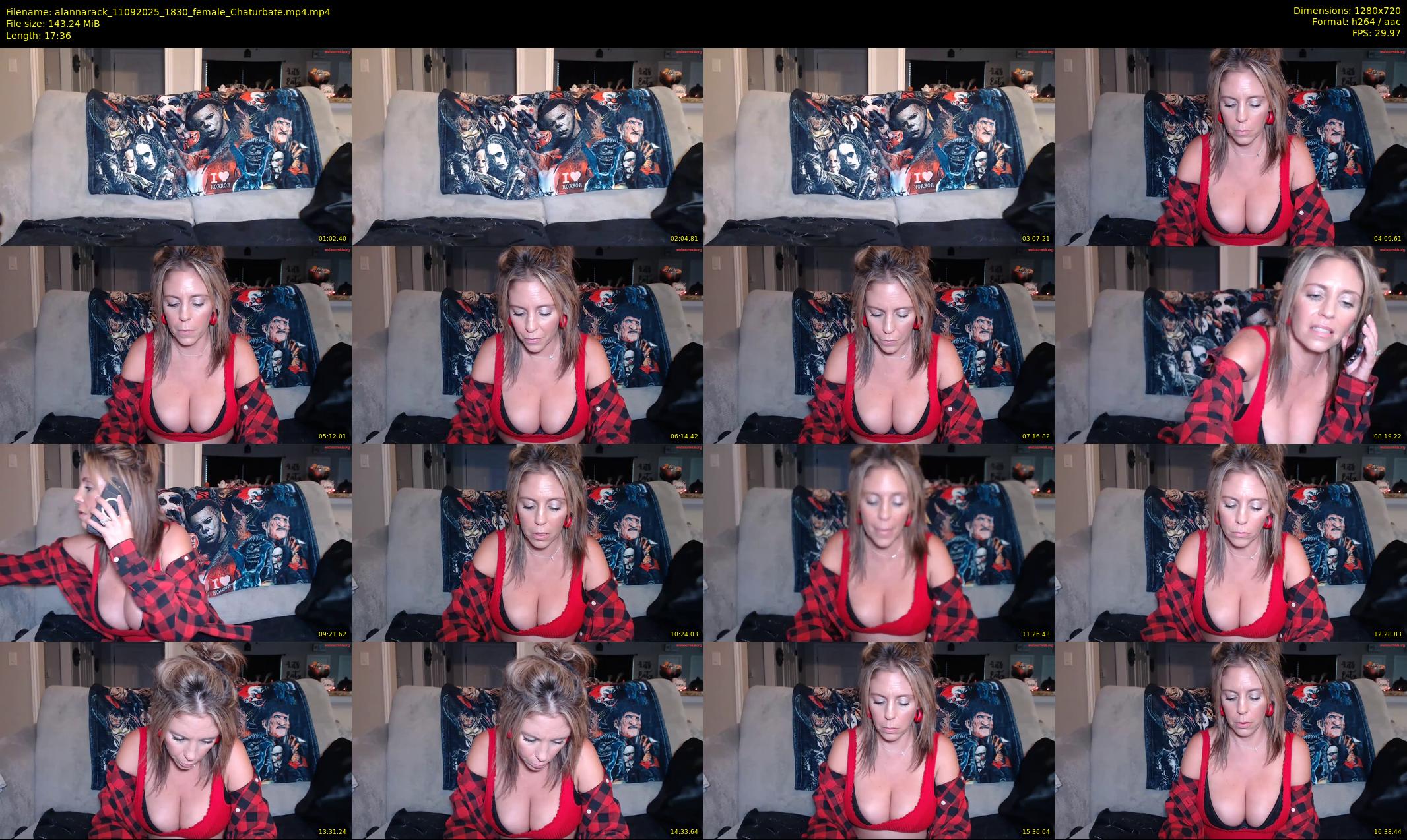 alannarack — 18 minute Chaturbate female cam show recording, 720p, Sep 11, 2025