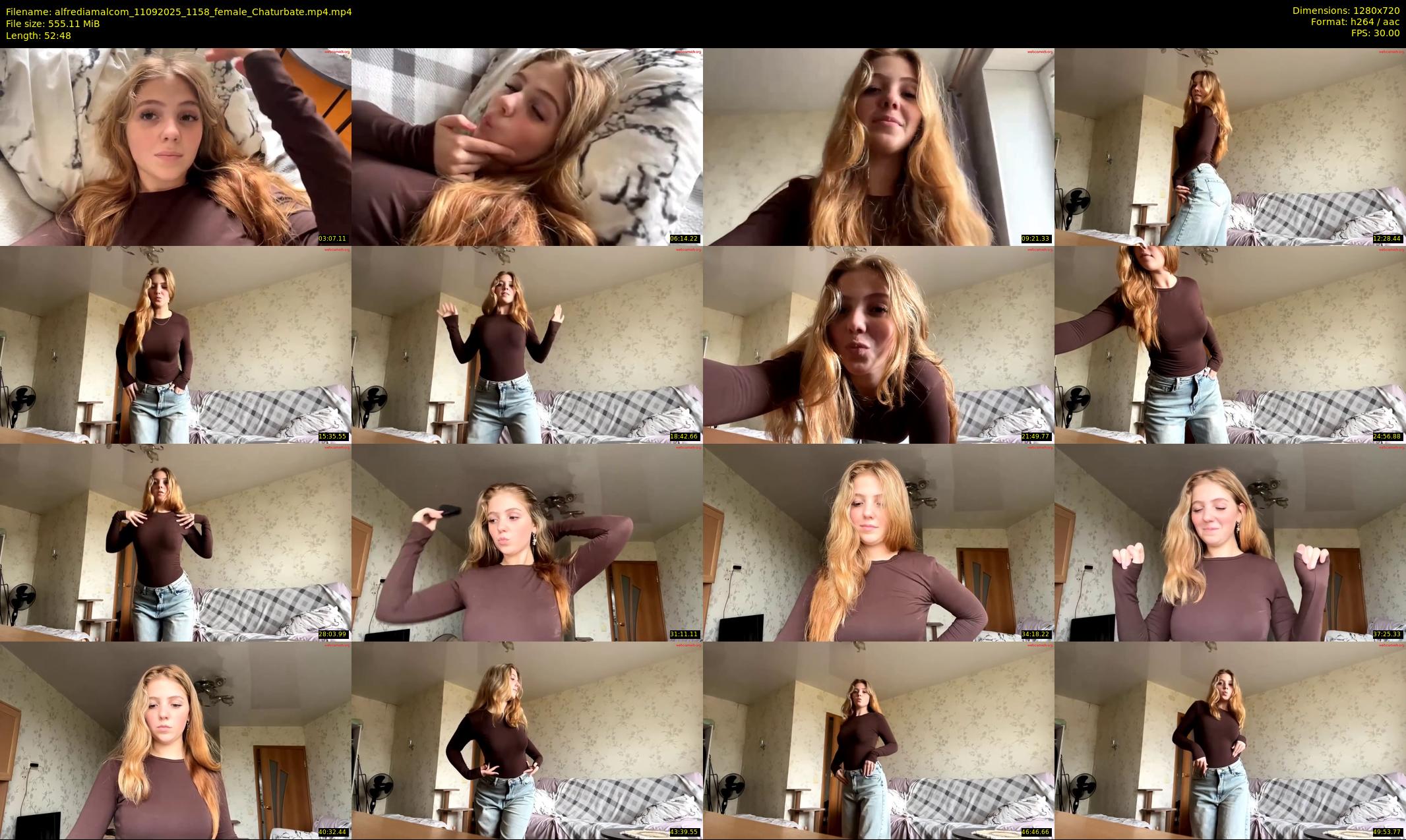 alfrediamalcom — 53 minute Chaturbate female cam show recording, 720p, Sep 11, 2025