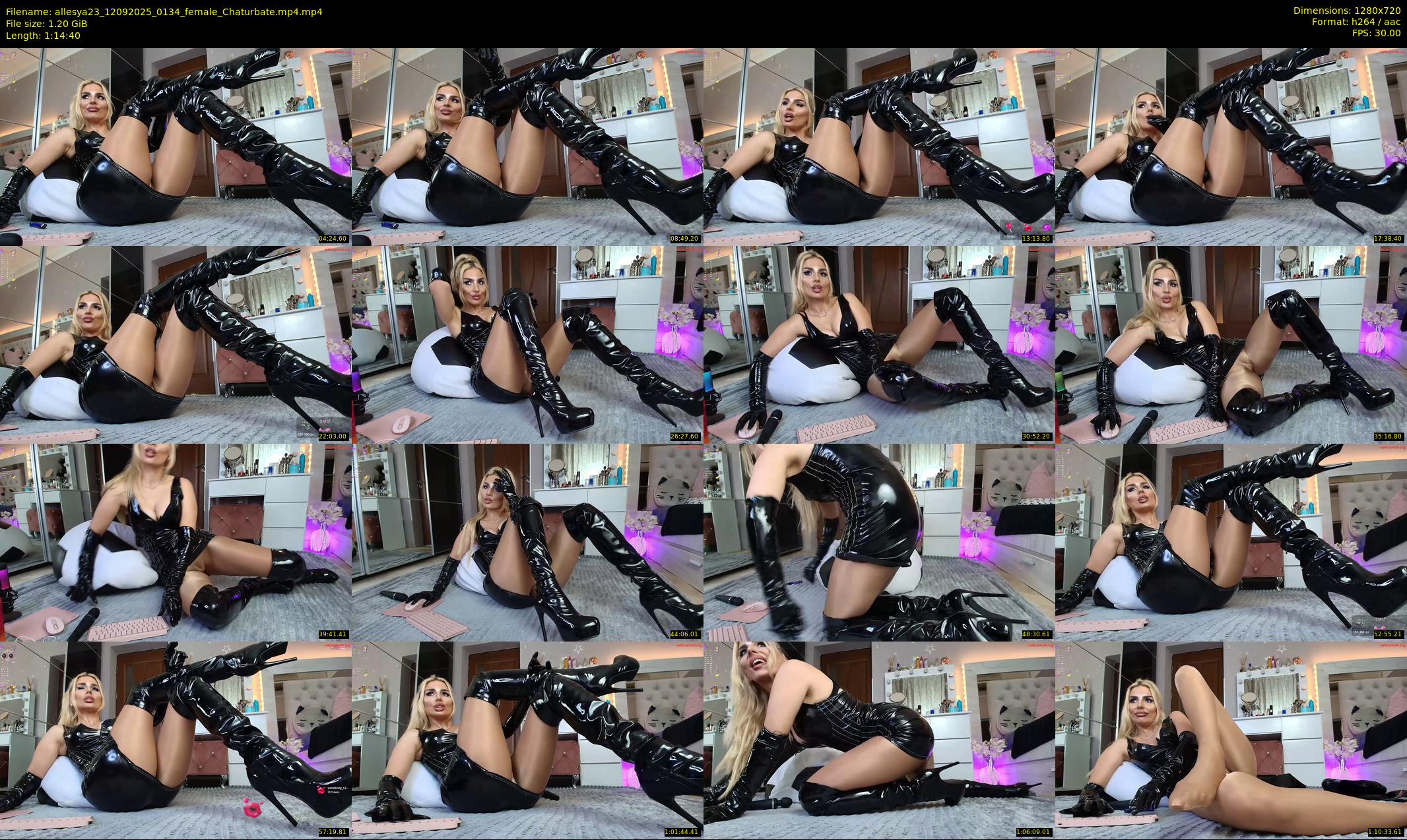 allesya23 — 75 minute Chaturbate female cam show recording, 720p, Sep 12, 2025