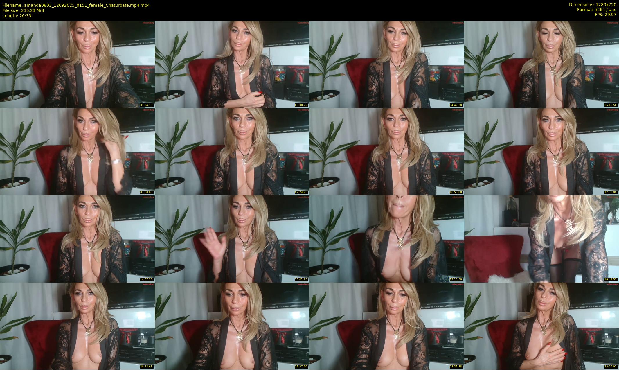 amanda0803 — 27 minute Chaturbate female cam show recording, 720p, Sep 12, 2025