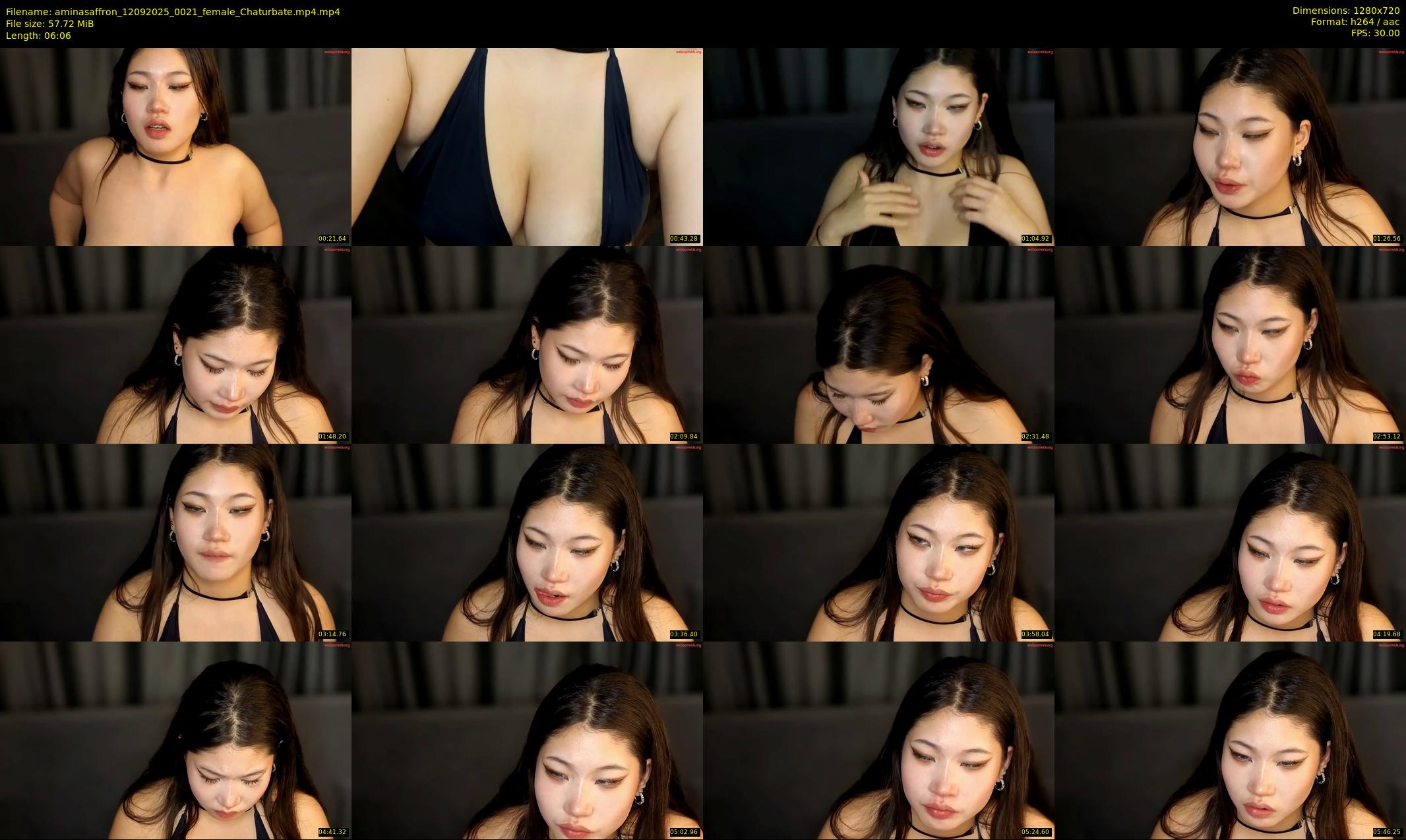 aminasaffron — 7 minute Chaturbate female cam show recording, 720p, Sep 12, 2025