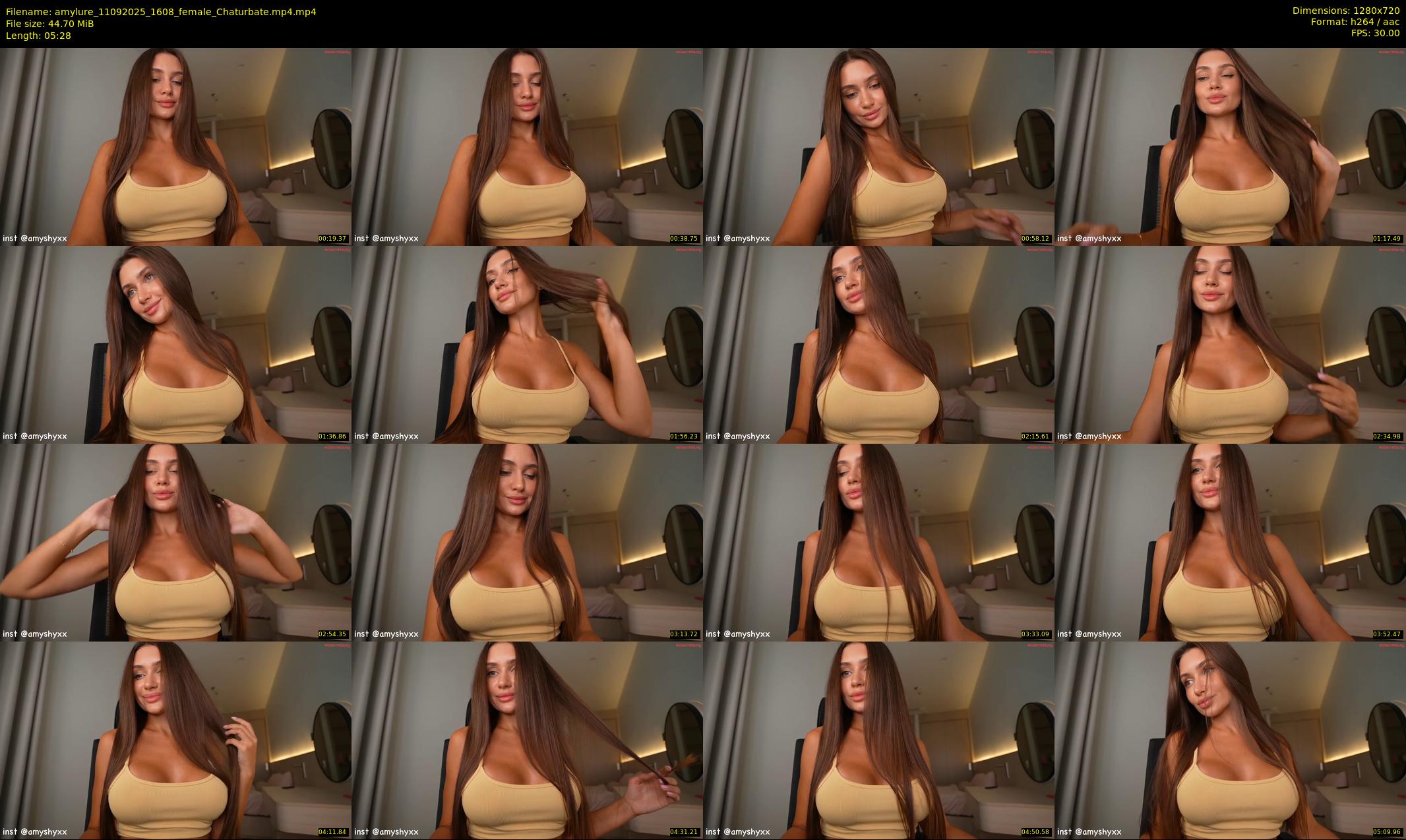 amylure — 6 minute Chaturbate female cam show recording, 720p, Sep 11, 2025