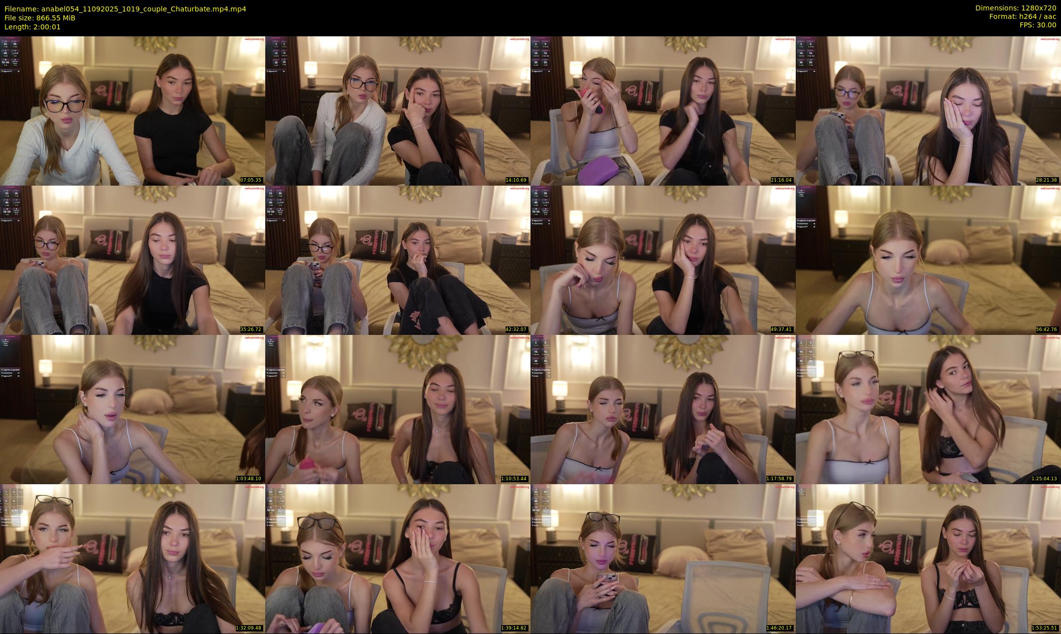 anabel054 — 121 minute Chaturbate female cam show recording, 720p, Sep 11, 2025