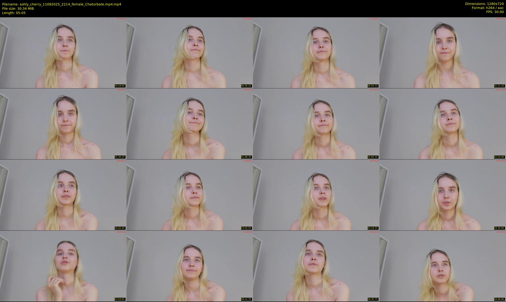 ashly_cherry — 6 minute Chaturbate female cam show recording, 720p, Sep 11, 2025