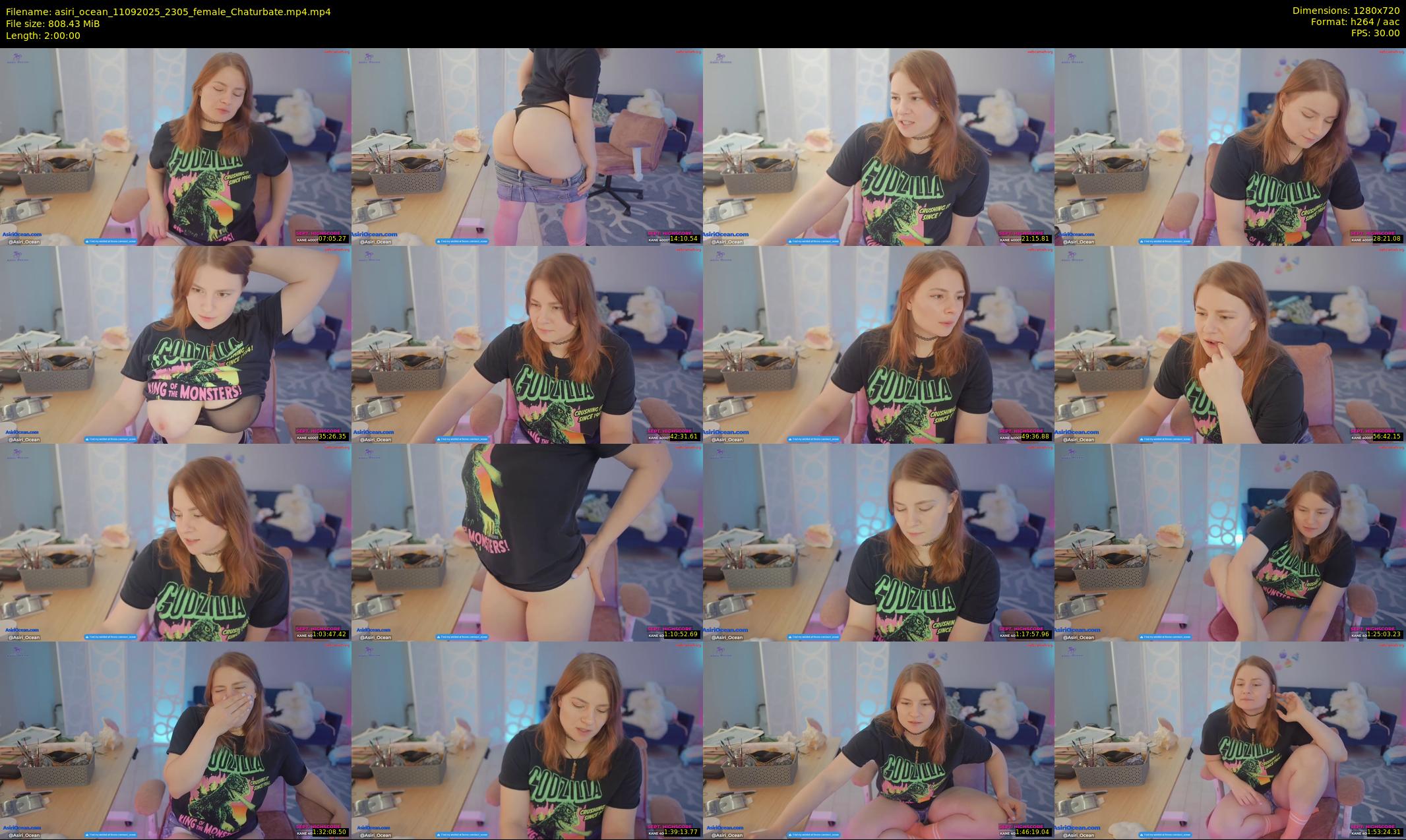 asiri_ocean — 120 minute Chaturbate female cam show recording, 720p, Sep 11, 2025