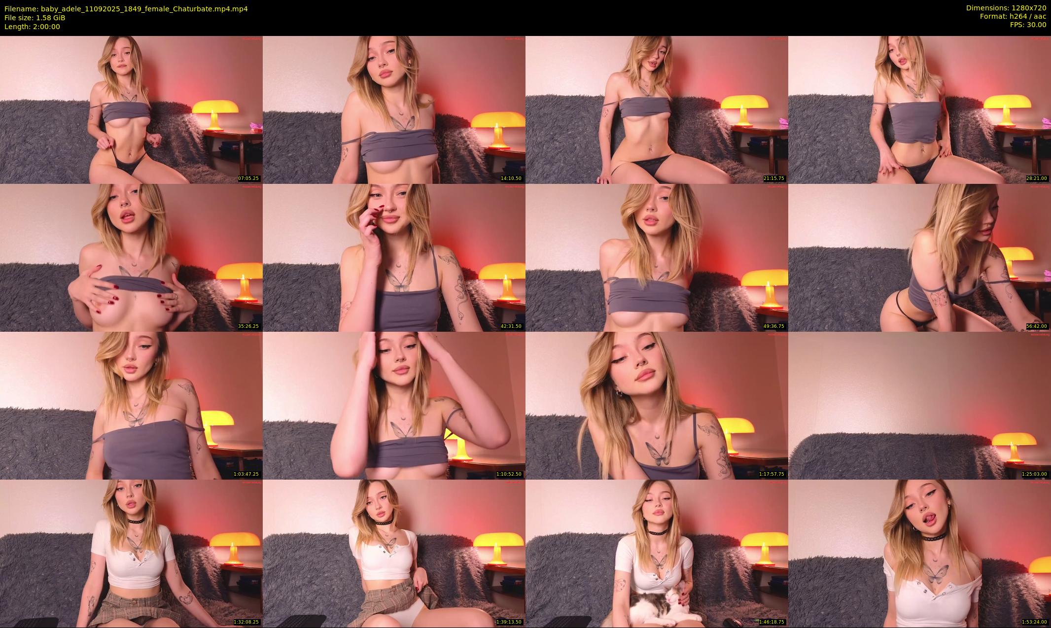 baby_adele — 120 minute Chaturbate female cam show recording, 720p, Sep 11, 2025