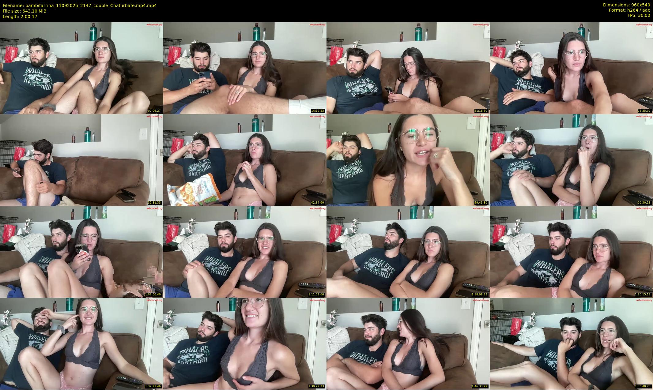 bambifarrina — 121 minute Chaturbate couple cam show recording, 480p, Sep 11, 2025