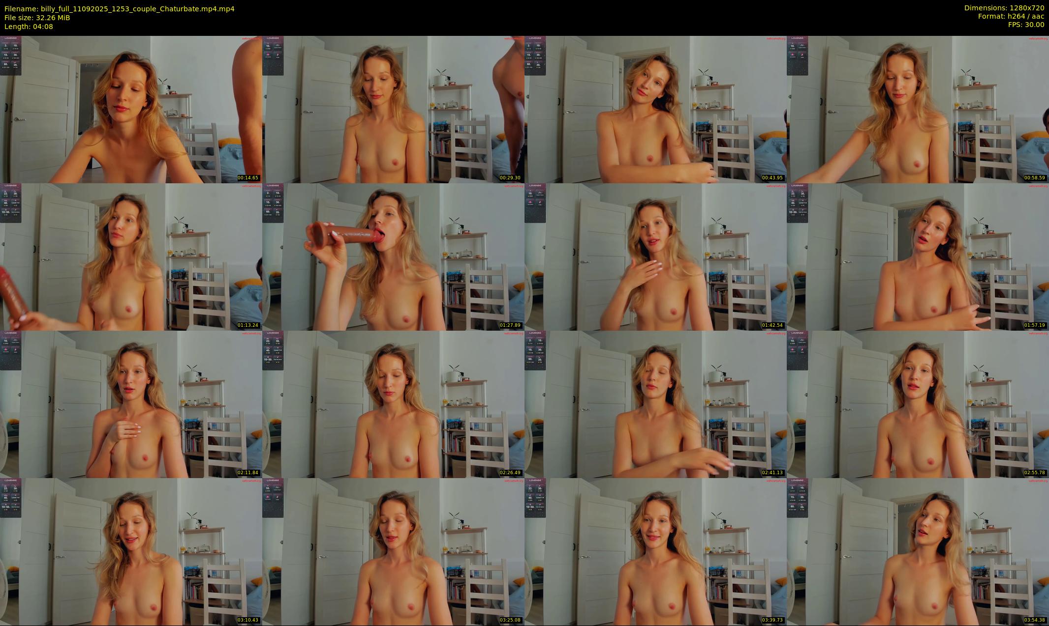 billy_full — 5 minute Chaturbate couple cam show recording, 720p, Sep 11, 2025